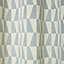 Lindi Green & white Geometric Unlined Eyelet Curtain (W)117cm (L)137cm, Single