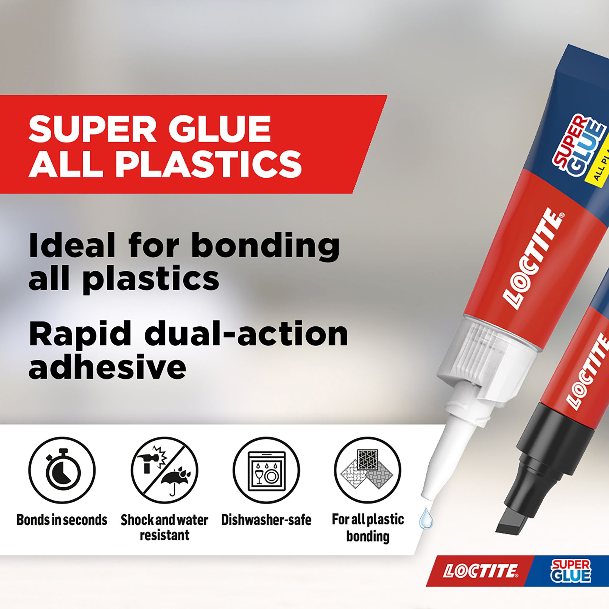 Loctite All plastics Liquid Superglue 2g