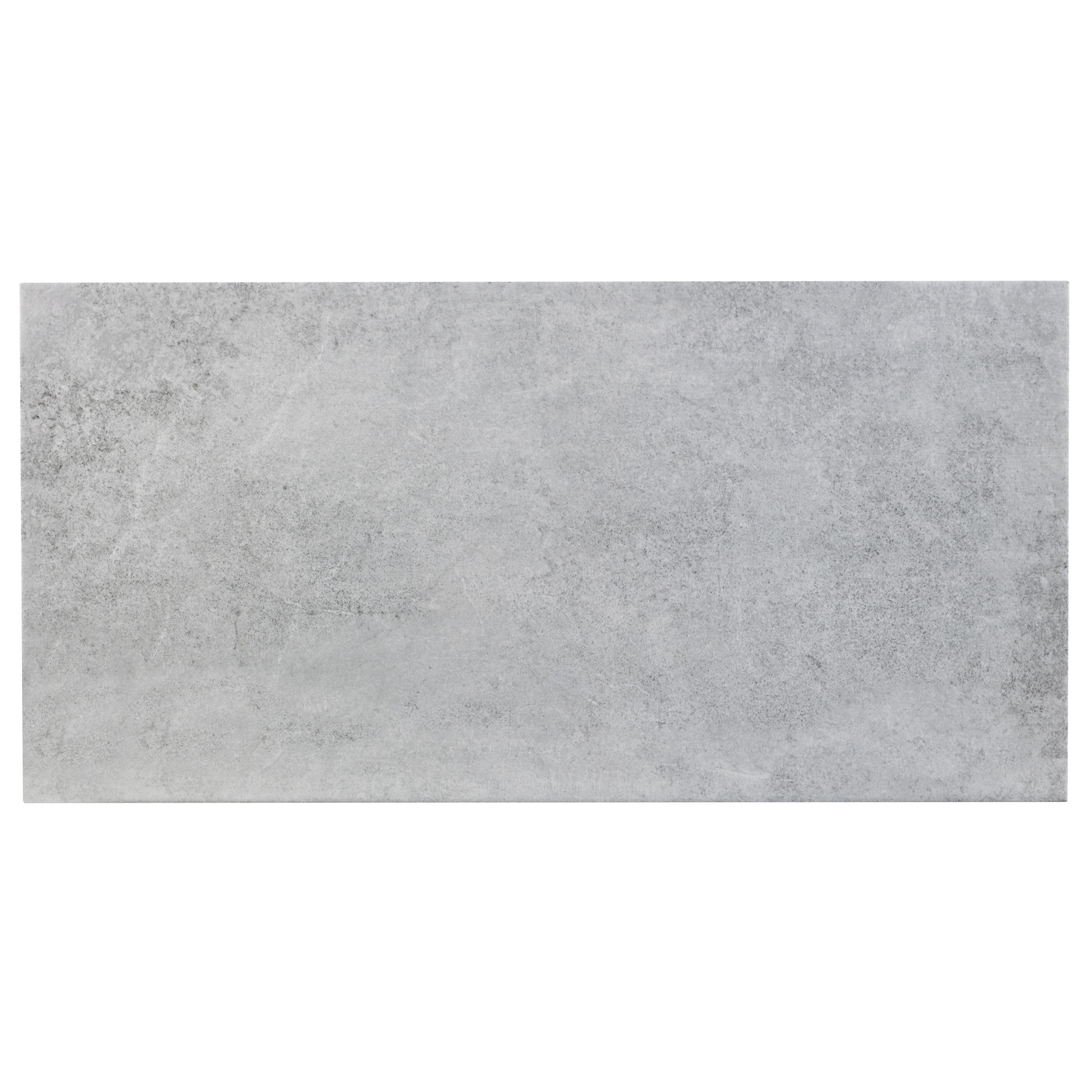 Lofthouse Grey Matt Stone effect Ceramic Wall & floor Tile, Pack of 5, (L)600mm (W)300mm