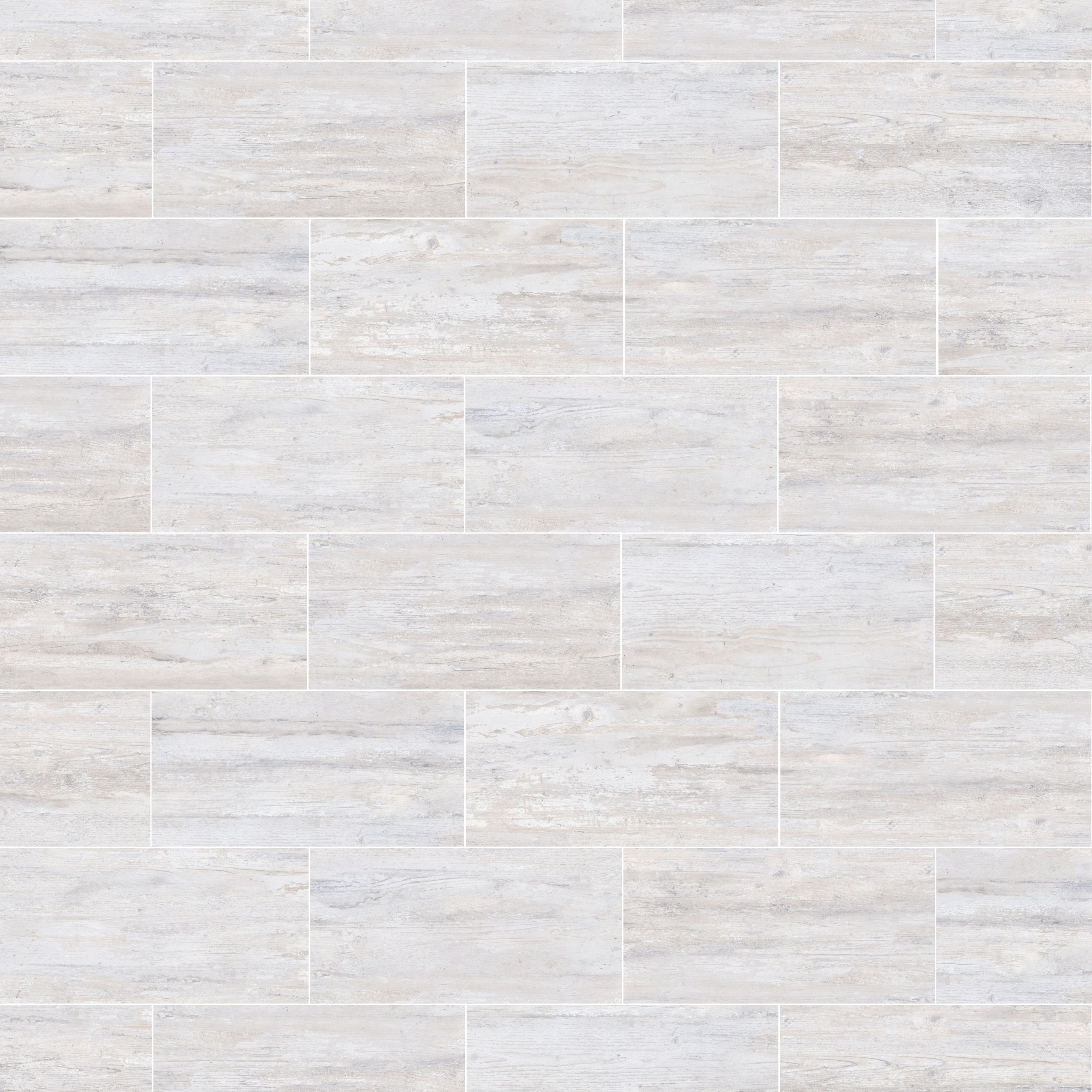 Lofthouse Wood Frost Matt Wood effect Ceramic Indoor Wall & floor Tile, Pack of 6, (L)600mm (W)300mm