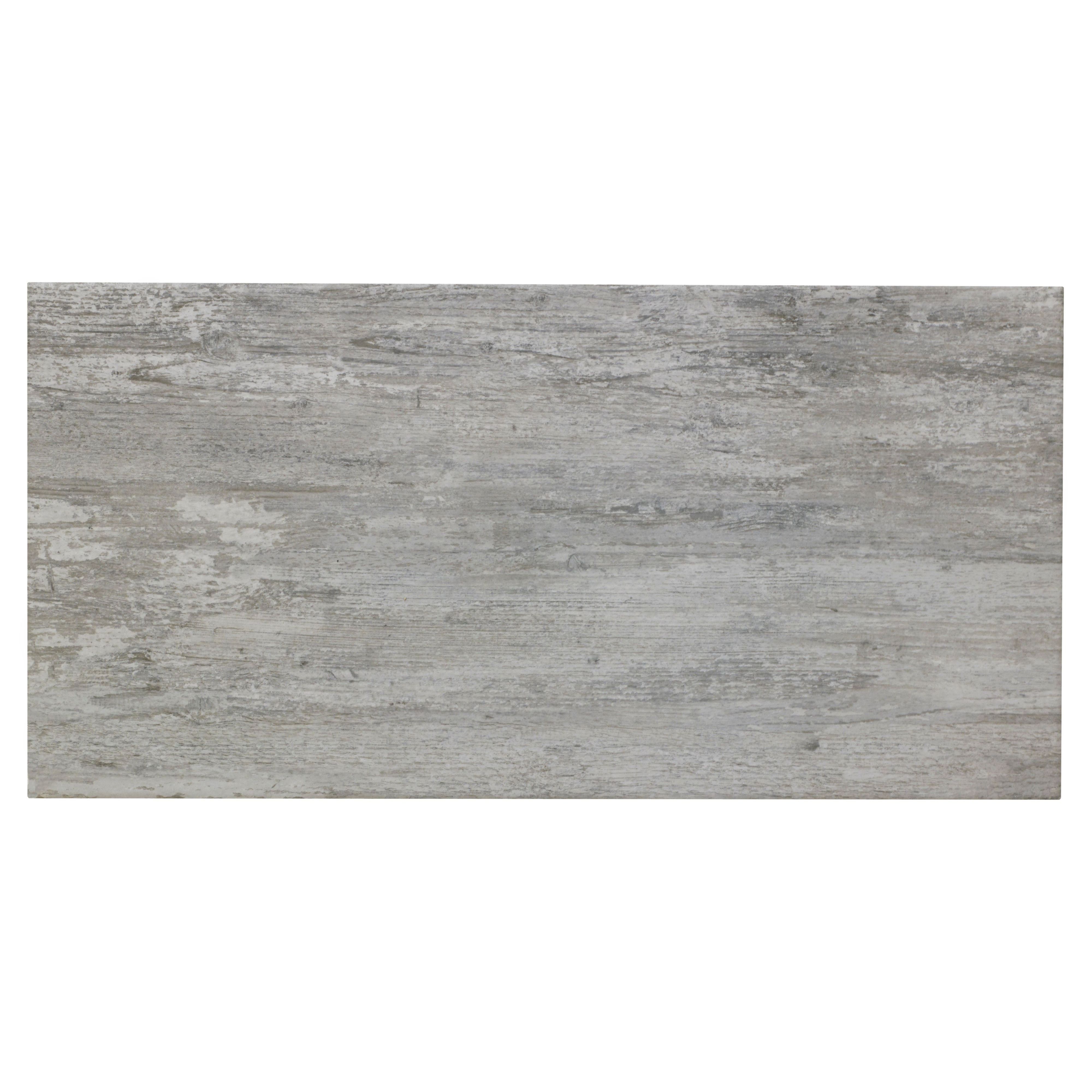 Lofthouse Wood Smoke Matt Wood effect Ceramic Indoor Wall & floor Tile, Pack of 6, (L)600mm (W)300mm