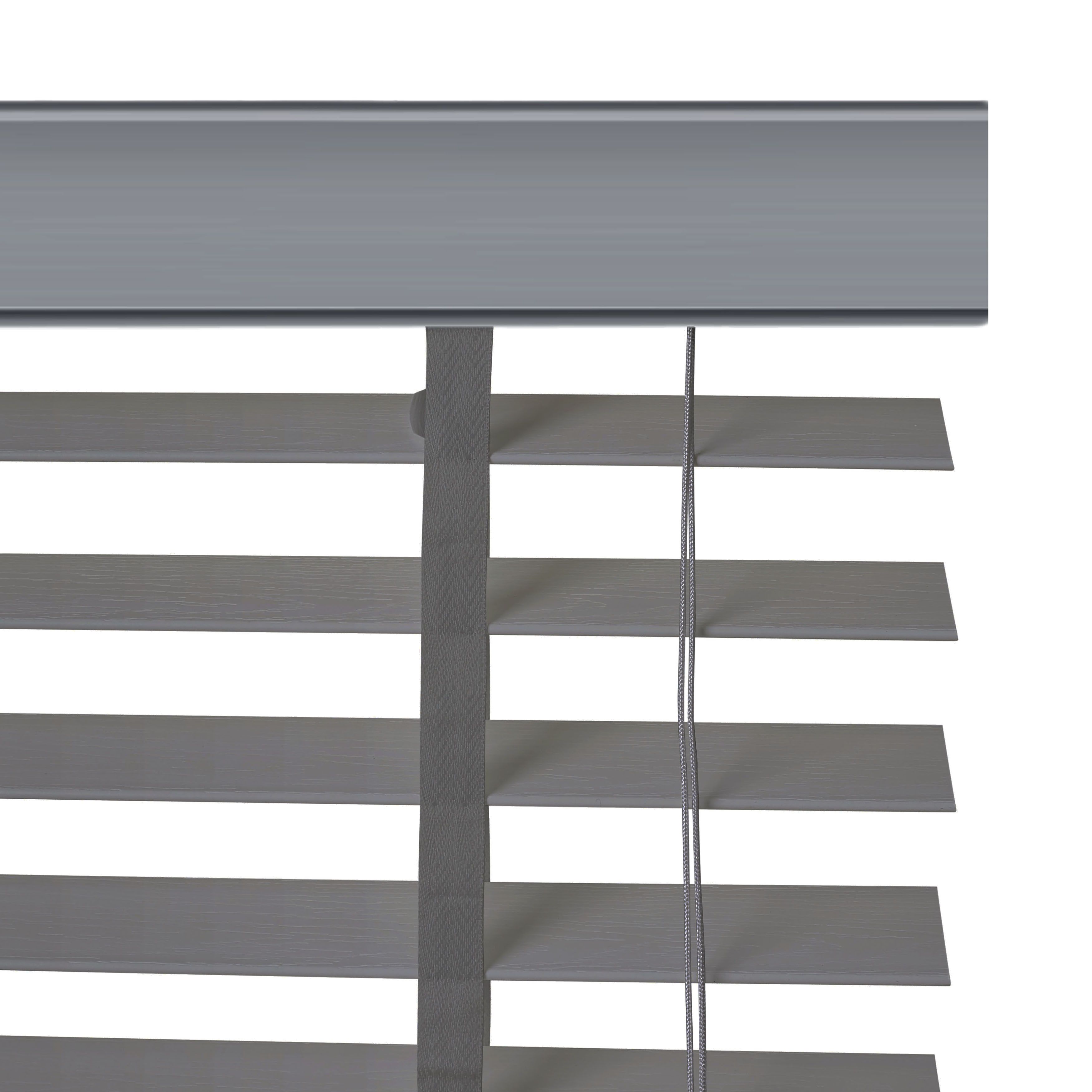 Lone Grey PVC Venetian Blind (W)160cm (L)180cm