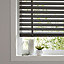 Lone Grey Woodgrain effect PVC Venetian Blind (W)180cm (L)180cm