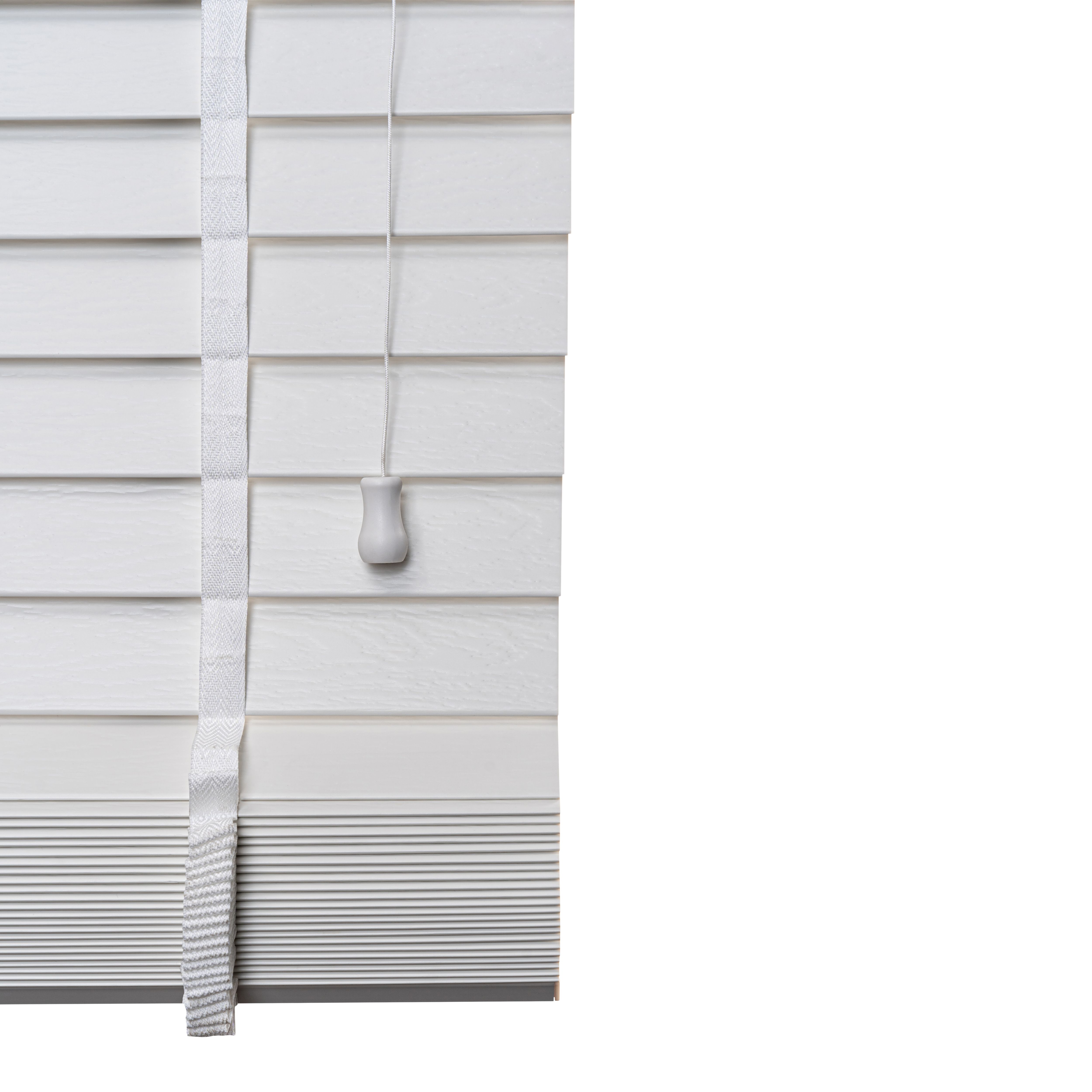 Lone White PVC Venetian Blind (W)60cm (L)180cm