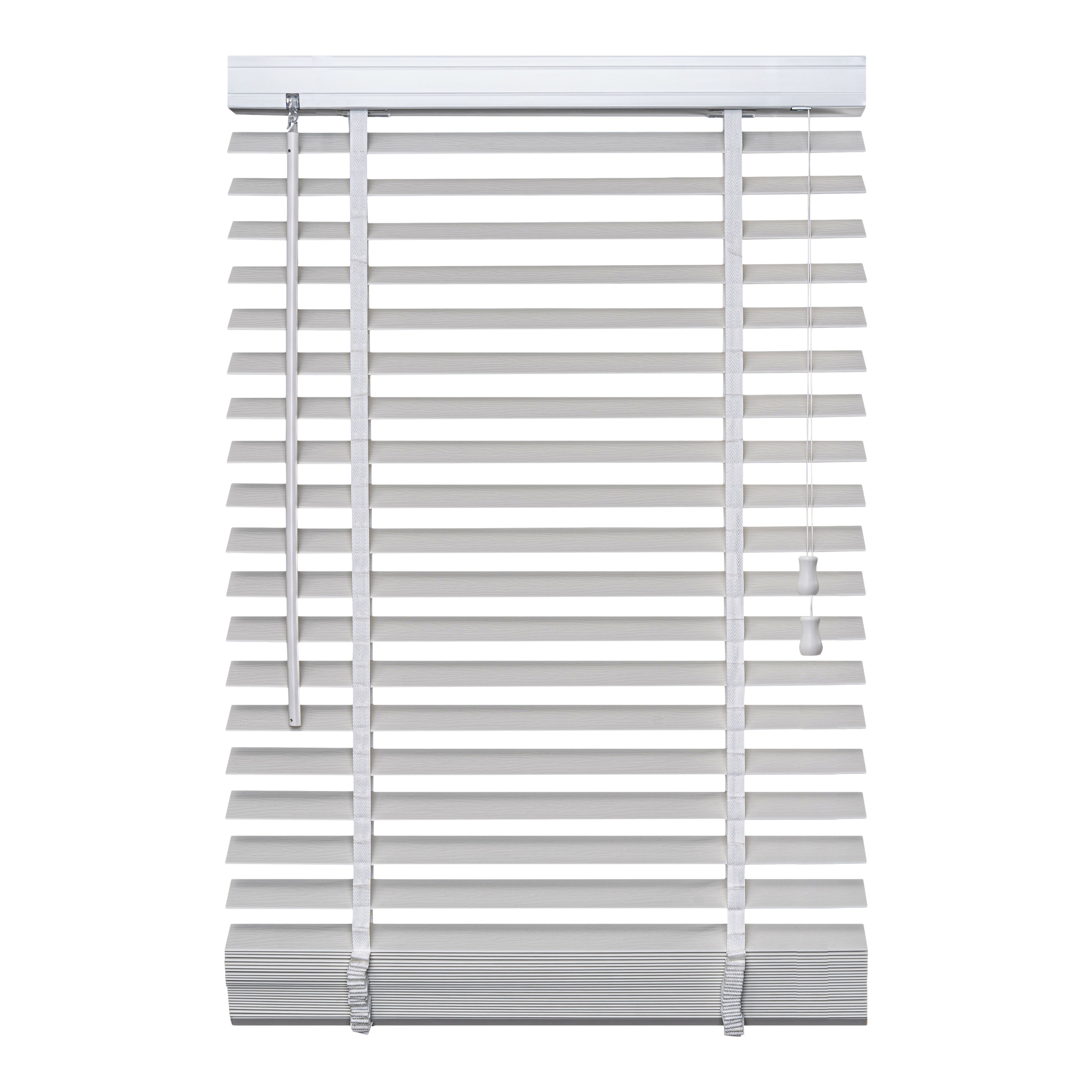 Lone White PVC Venetian Blind (W)60cm (L)180cm