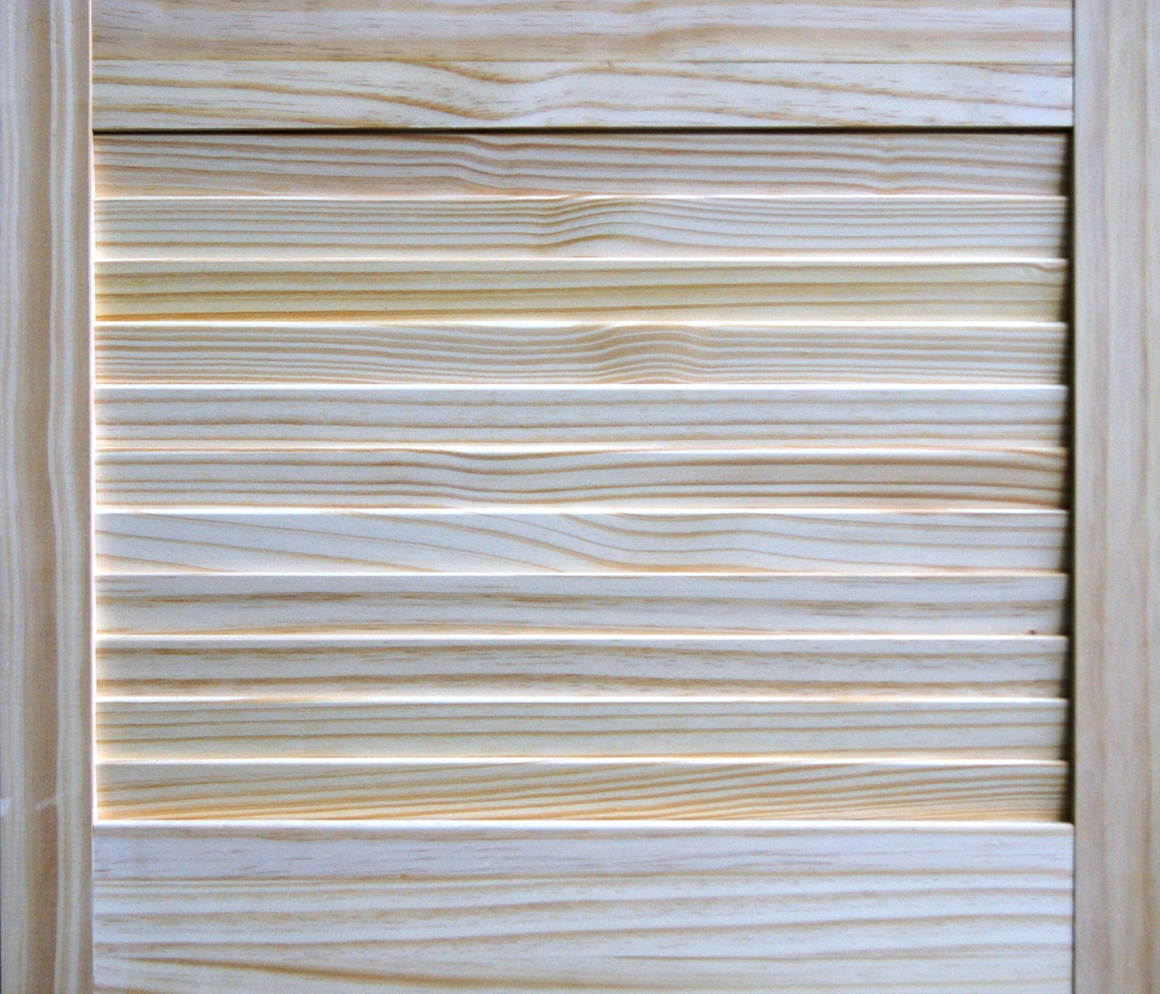 Louvre Internal Pine Door, (H)457mm (W)533mm (T)21mm
