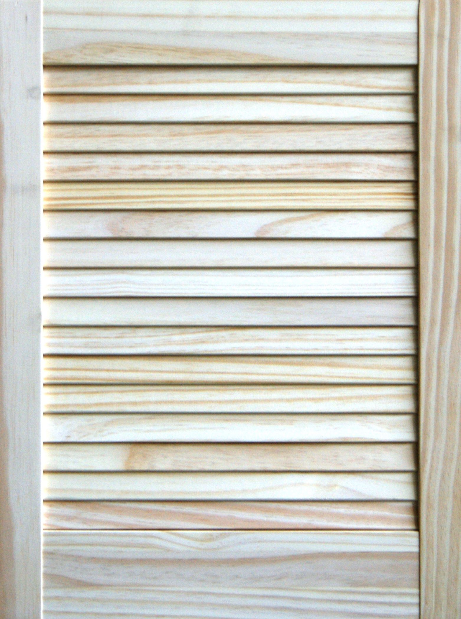Louvre Internal Pine Door, (H)610mm (W)457mm (T)21mm