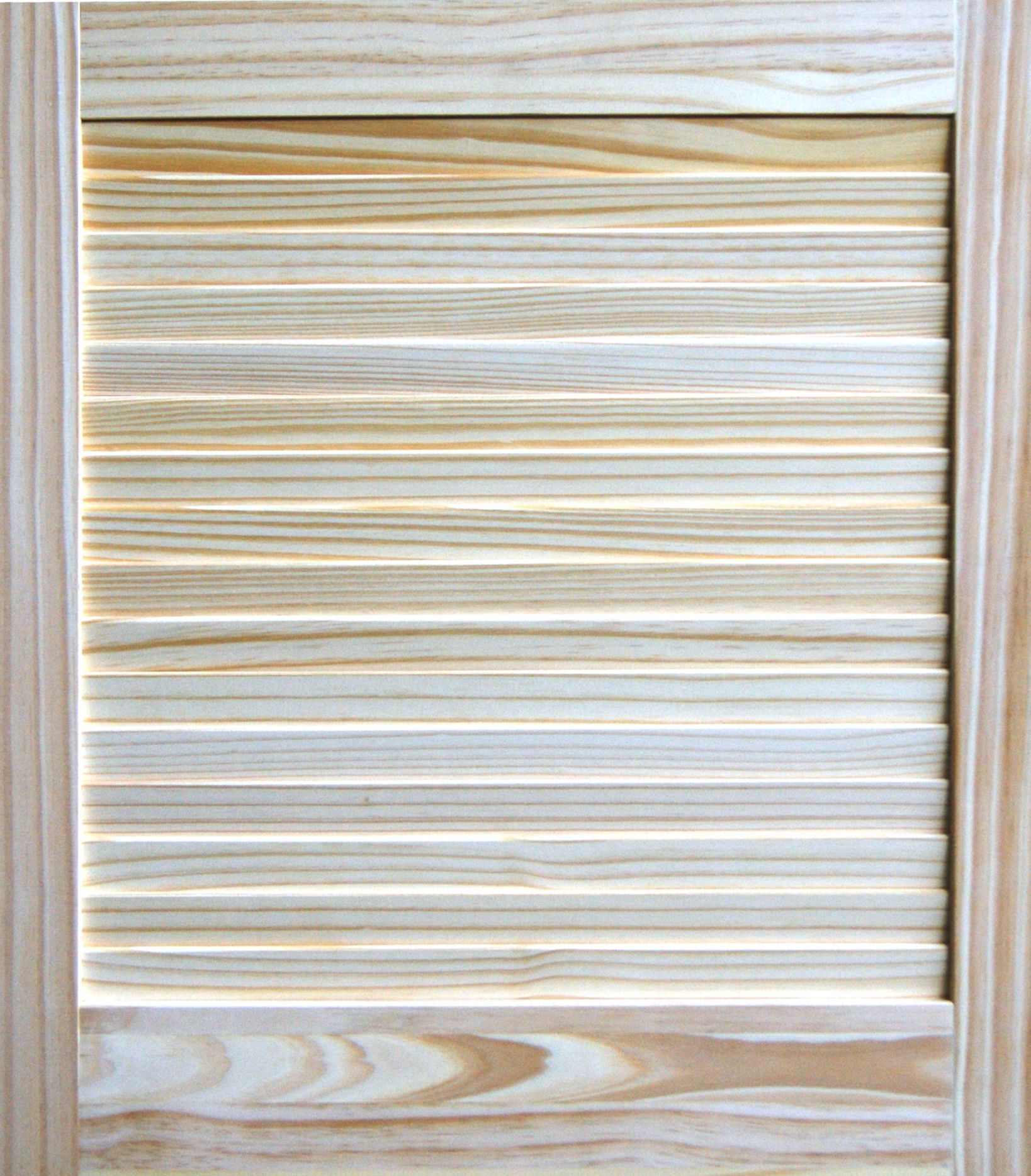 Louvre Internal Pine Door, (H)610mm (W)533mm (T)21mm