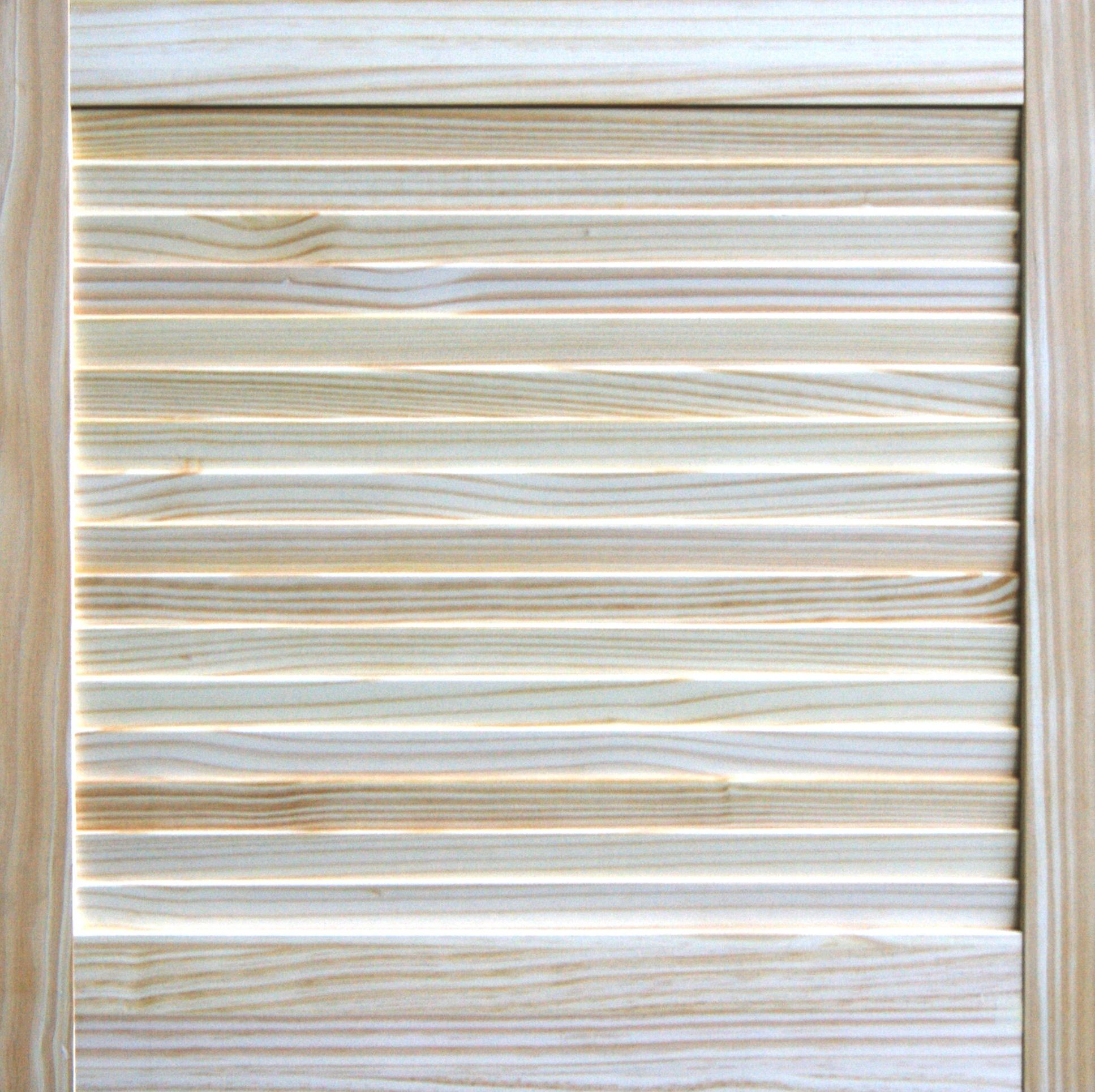 Louvre Internal Pine Door, (H)762mm (W)533mm (T)21mm