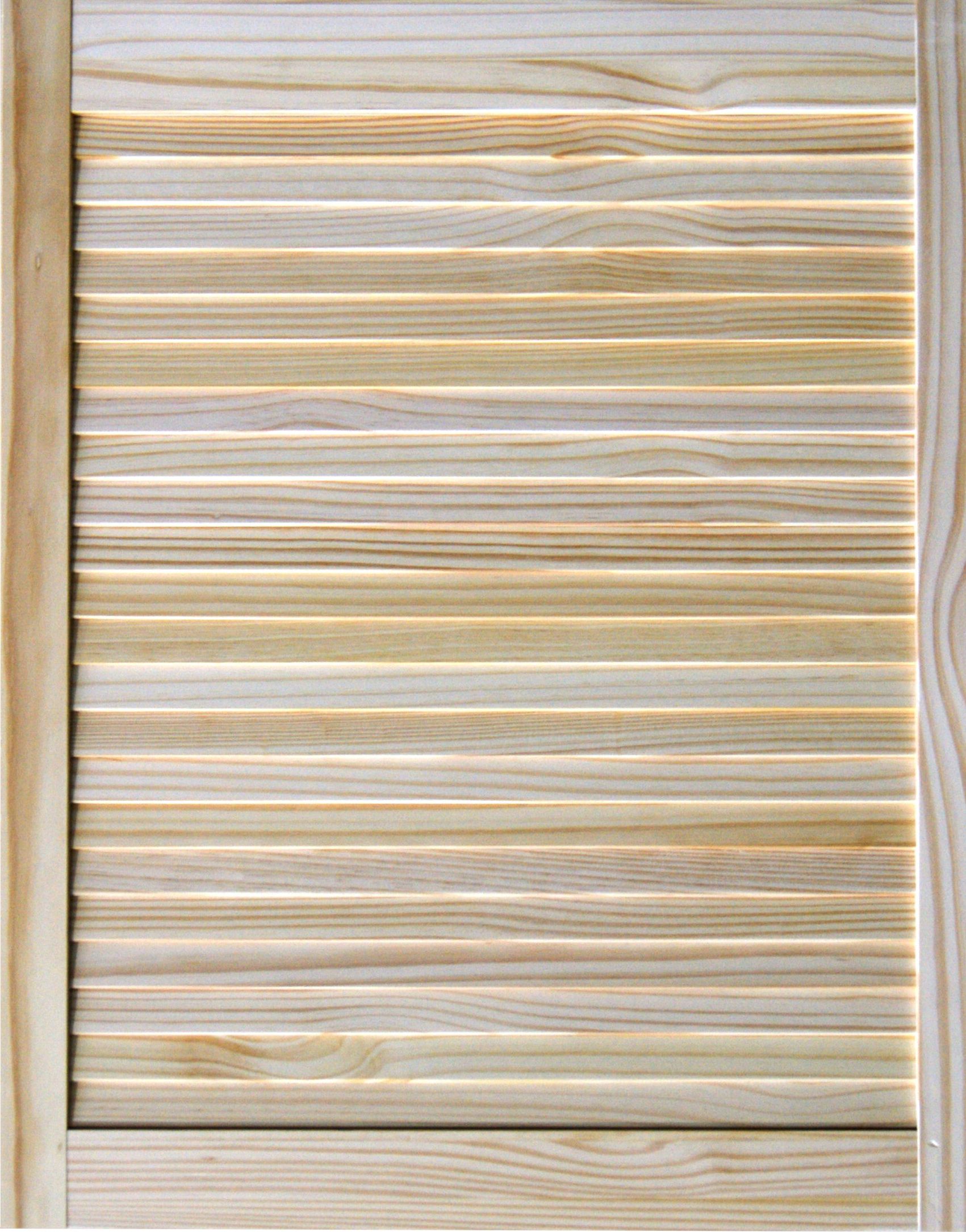 Louvre Internal Pine Door, (H)762mm (W)610mm (T)21mm
