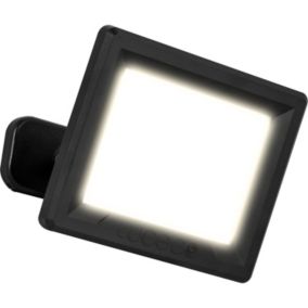 Luceco Adjustable Black Mains-powered (wired) Outdoor Flood light 2400lm