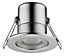 Luceco Eco Silver Chrome effect Fixed LED Fire-rated Cool white Downlight 5W IP65, Pack of 6