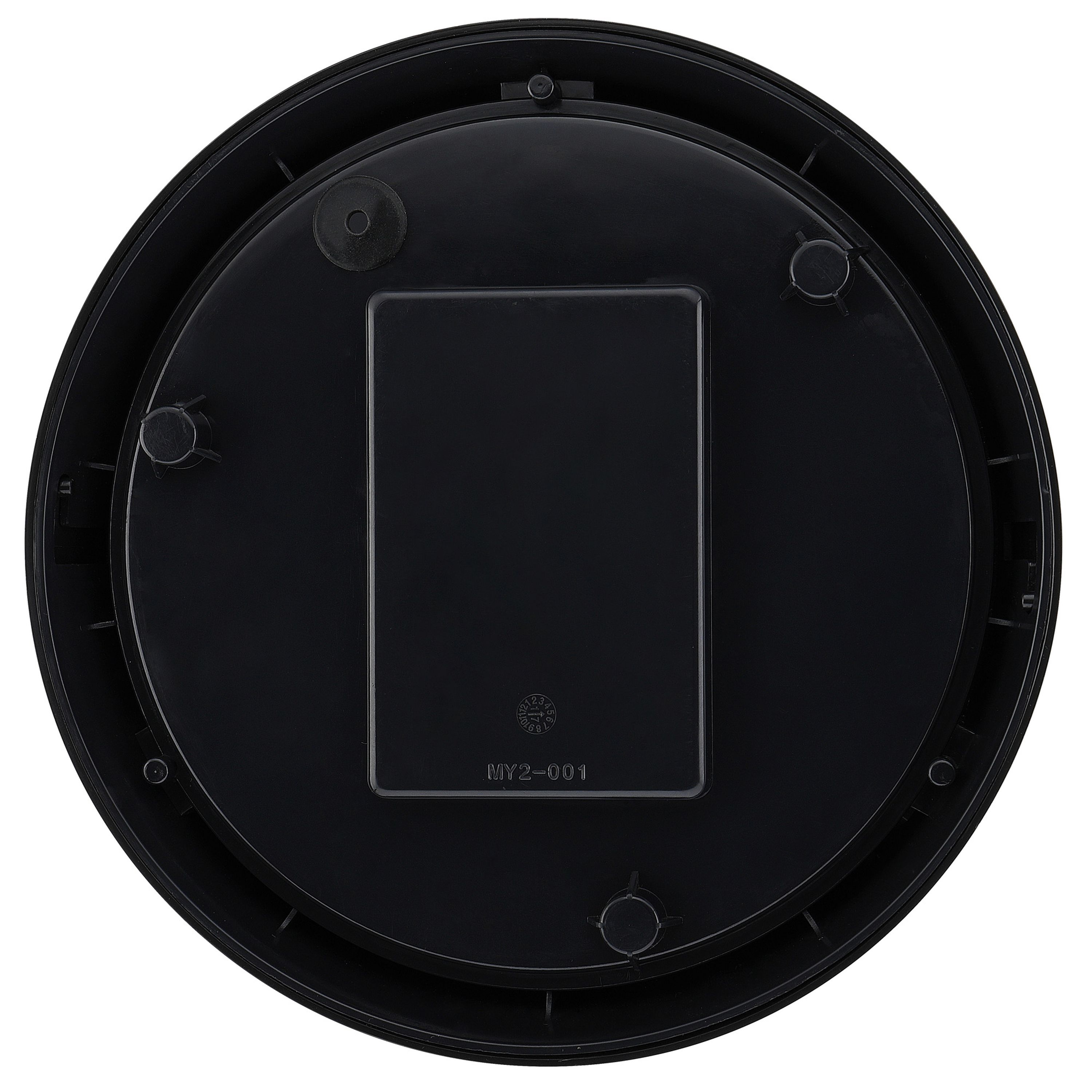 Luceco Fixed Black & White Mains-powered (wired) LED Outdoor Bulkhead wall light 700lm (Dia)21.5cm
