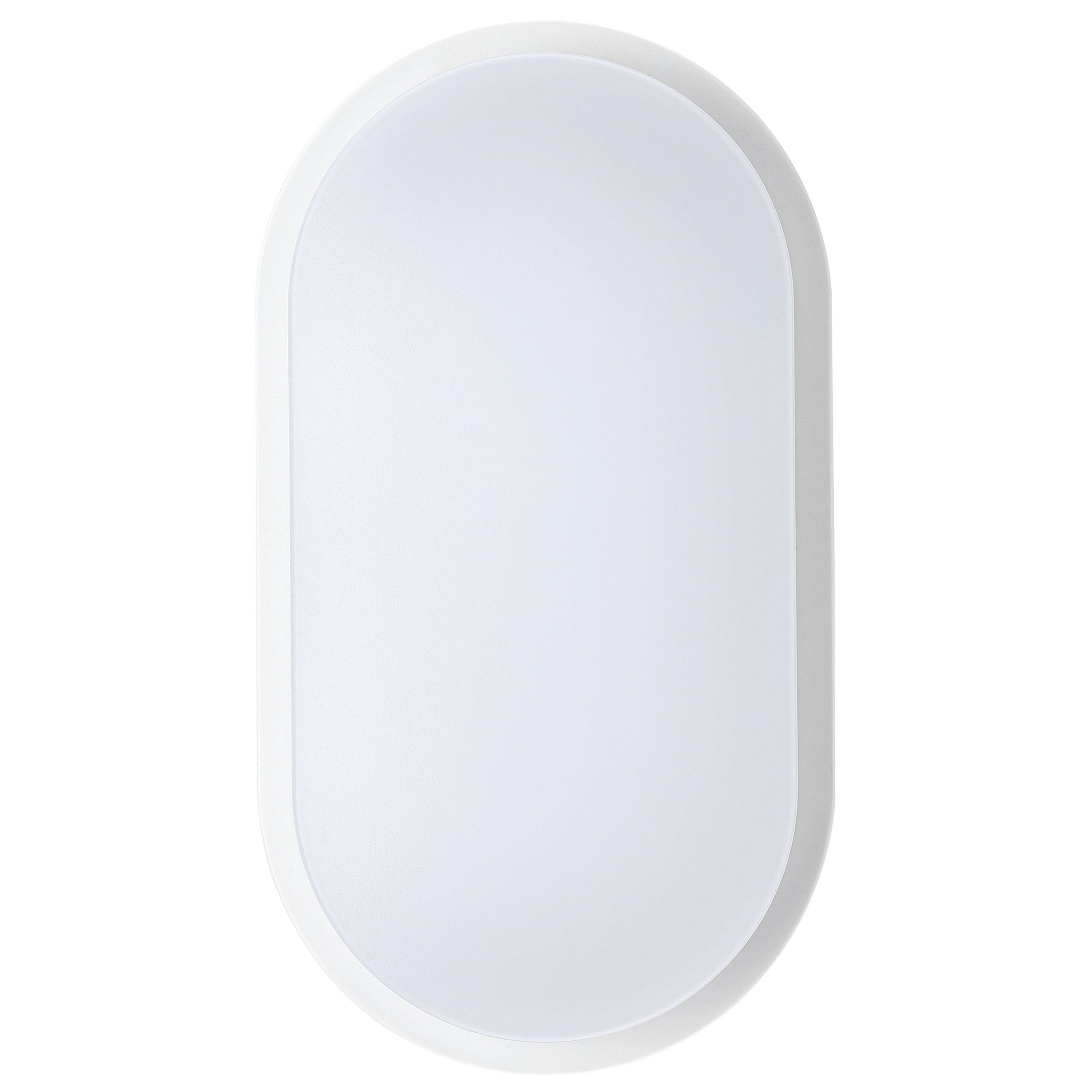 Luceco Fixed Black & White Mains-powered (wired) LED Outdoor Wall light 700lm