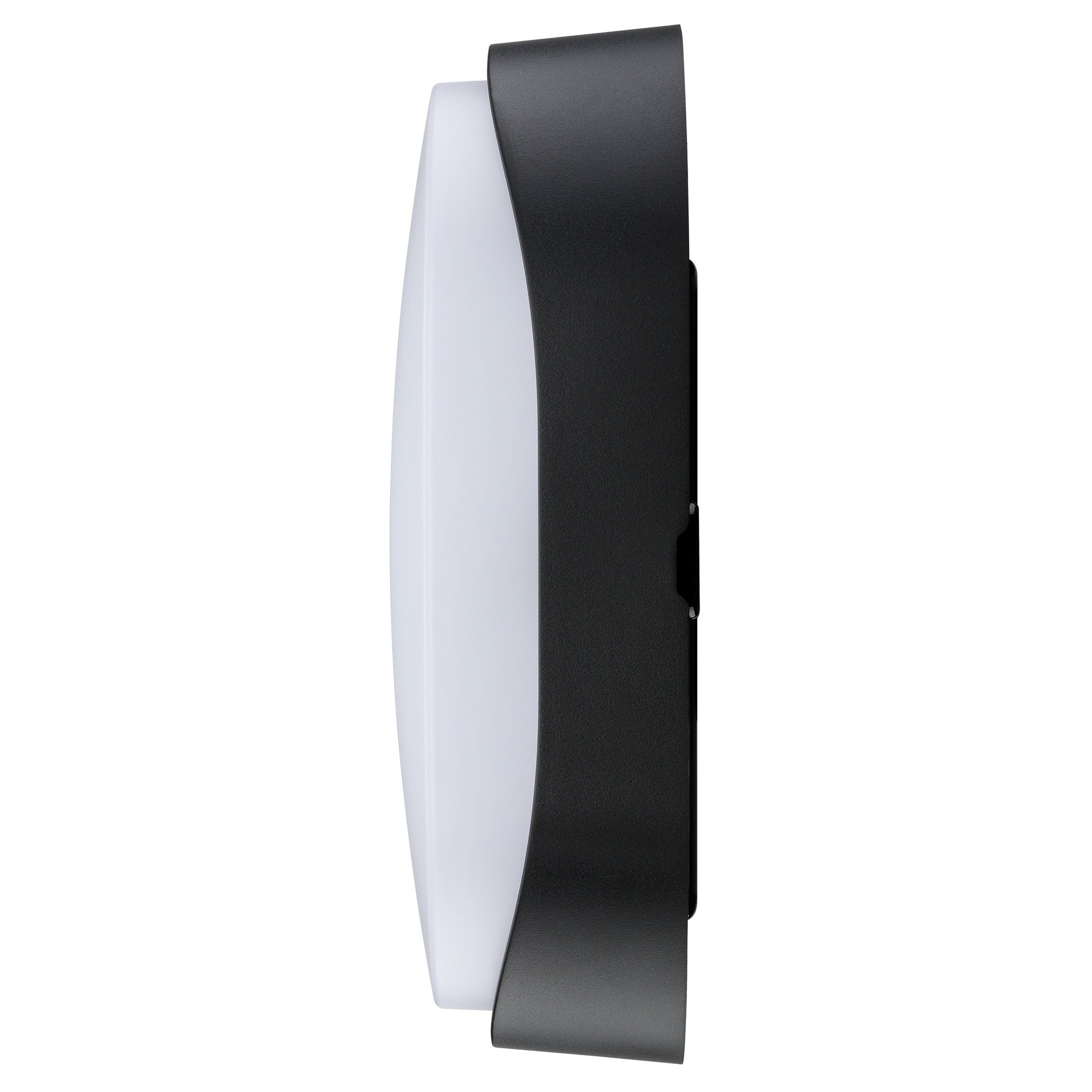 Luceco Fixed Black & White Mains-powered (wired) LED Outdoor Wall light 700lm