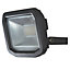 Luceco Guardian slim LFS10W1B50-SF Black Cool white LED Floodlight 600lm