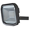 Luceco Guardian slim LFS30W1B50-SF Black Cool white LED Floodlight 1800lm