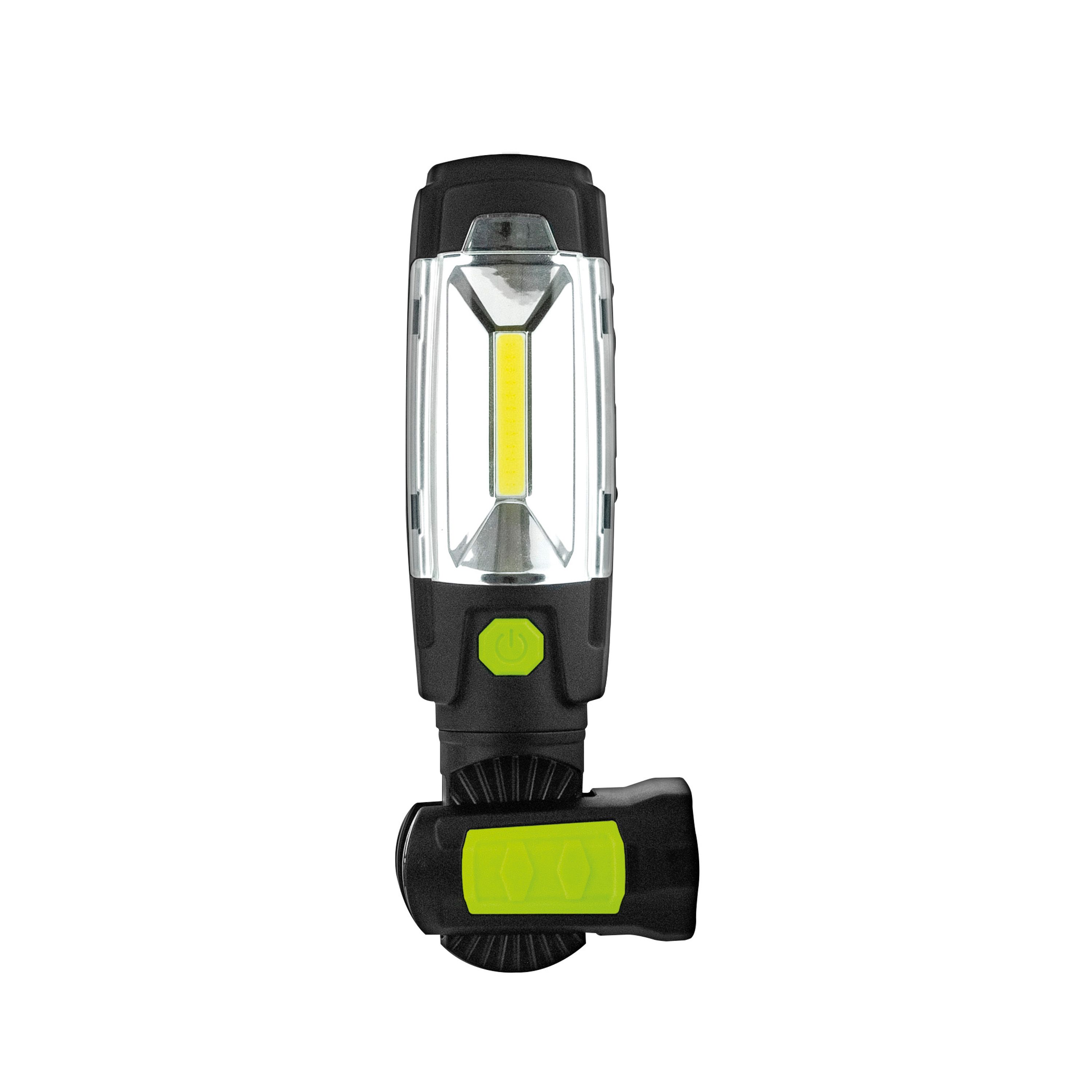 Luceco Swivel Black & green LED Inspection light 5V 300lm