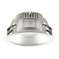 Luceco White Non-adjustable LED Cool white Downlight 36W IP20