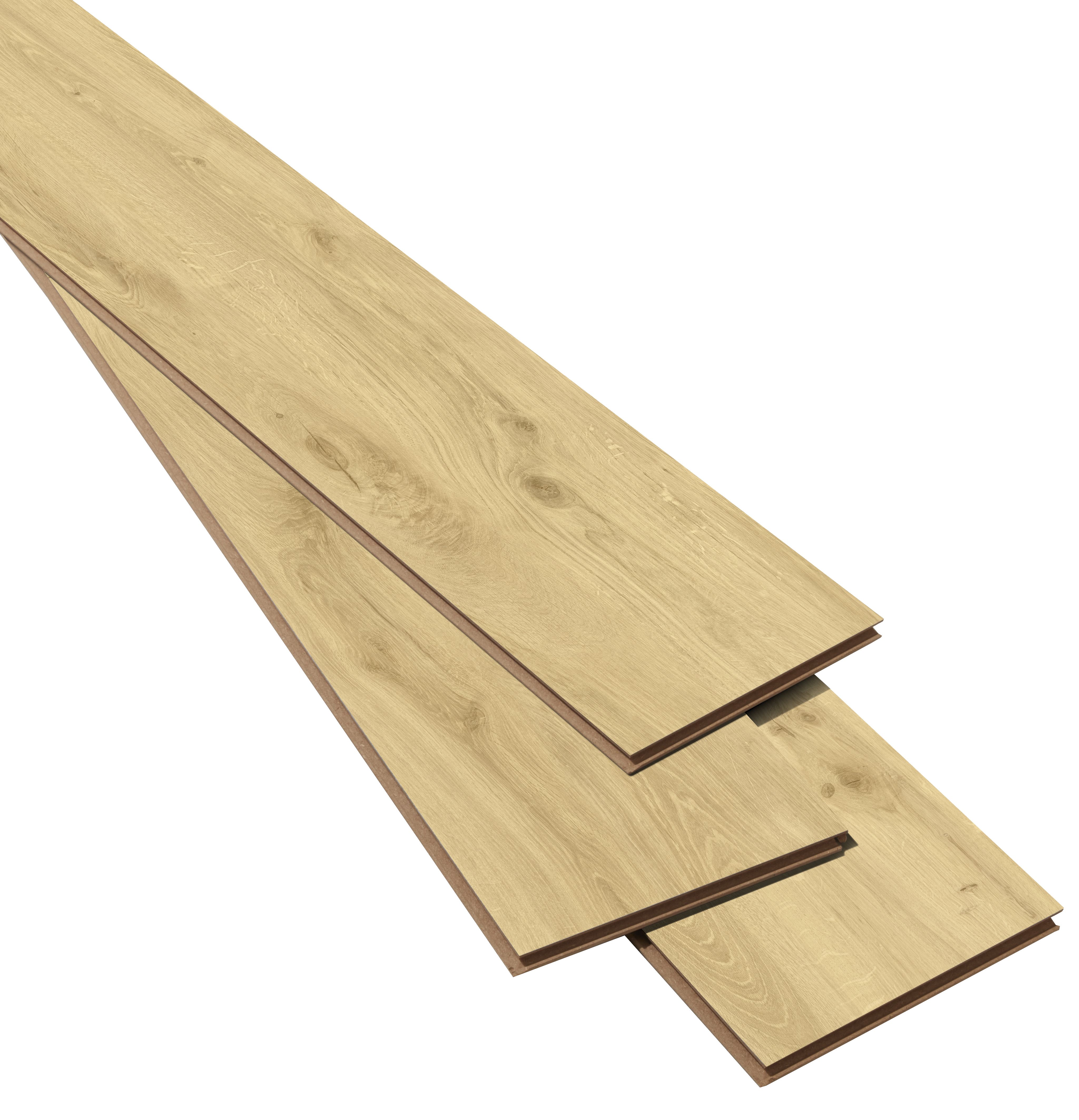 Lulea Natural Wood effect Laminate Flooring Sample
