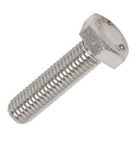 M10 Hex A2 stainless steel Set screw (L)40mm, Pack of 10