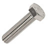 M12 Hex A2 stainless steel Set screw (L)50mm, Pack of 10
