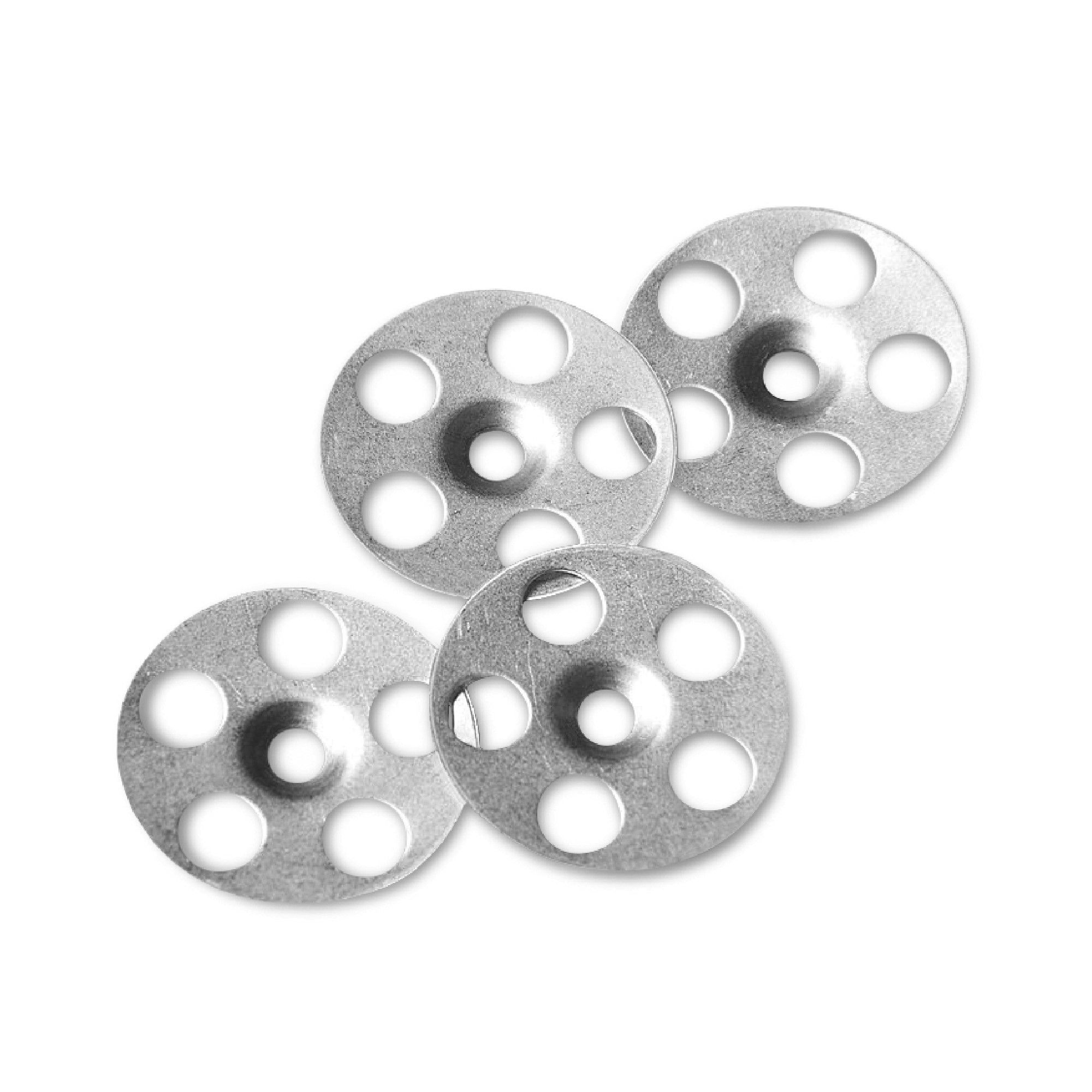 M4 Zinc Medium Galvanised Penny Washer, (Dia)36mm, Pack of 100