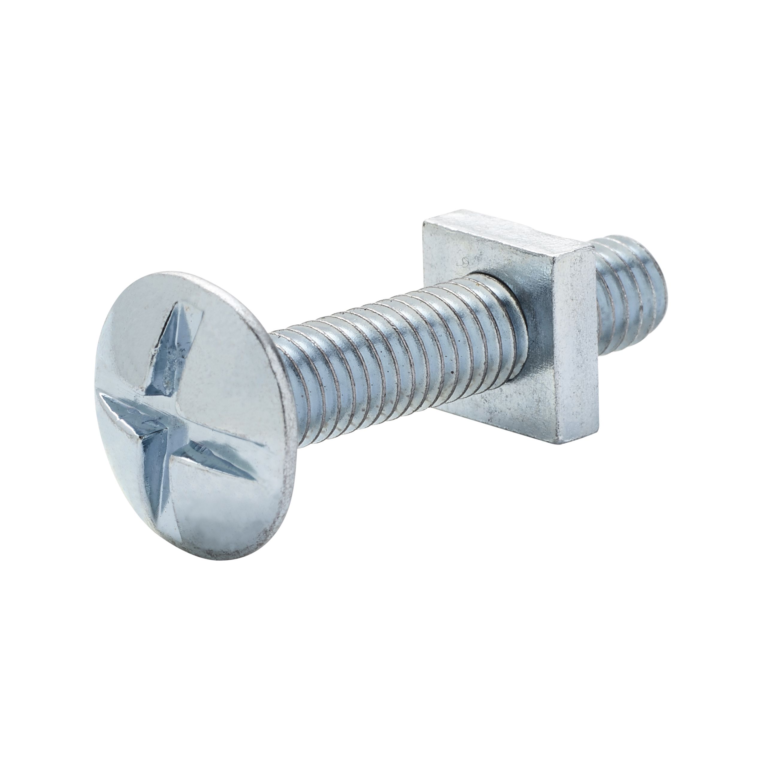 M6 Roofing bolt & nut (L)30mm, Pack of 10