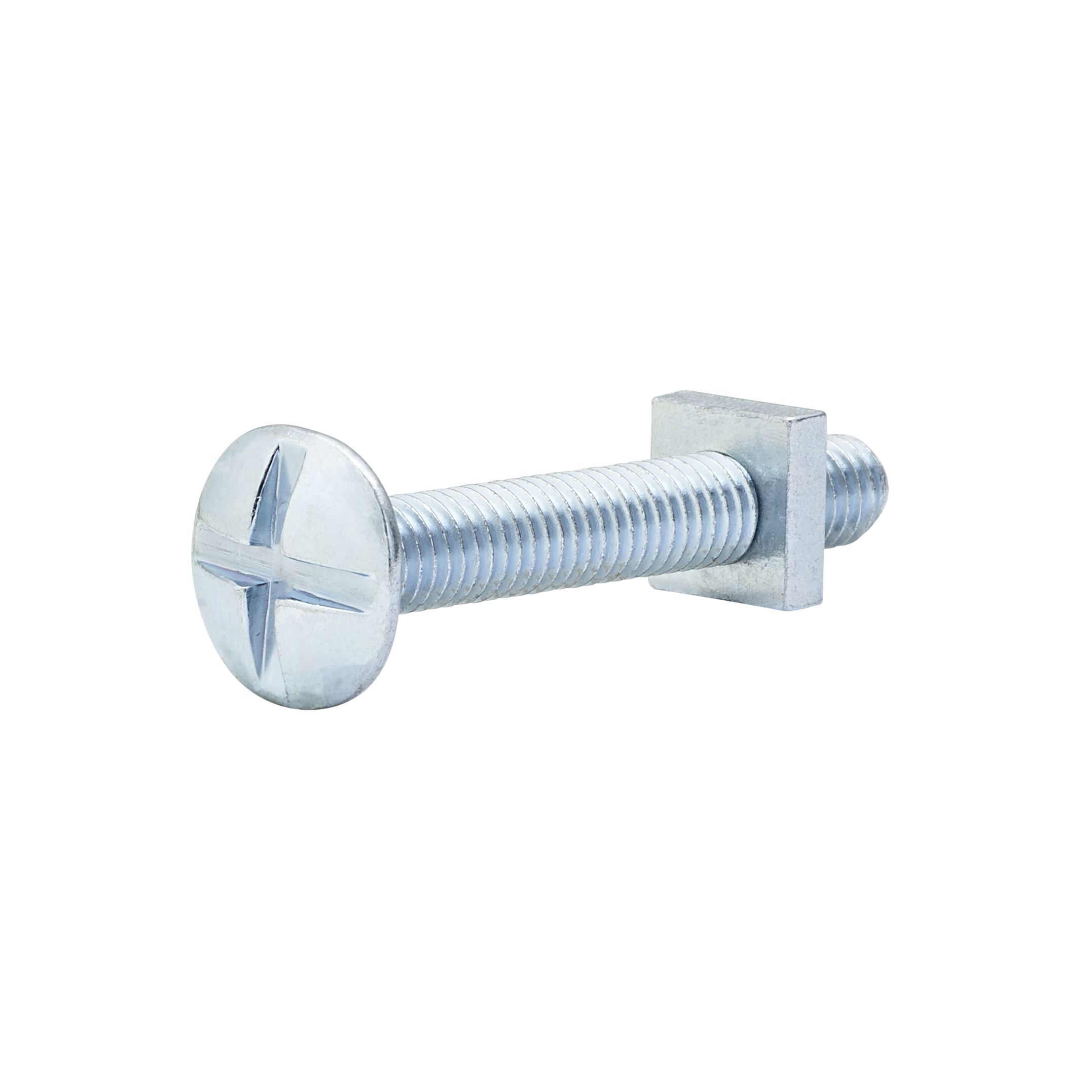M6 Roofing bolt & nut (L)40mm, Pack of 10
