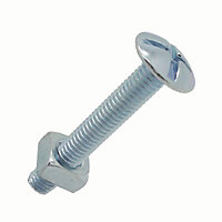 M6 Roofing bolt & nut (L)50mm, Pack of 10