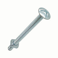 M6 Roofing bolt & nut (L)80mm, Pack of 10