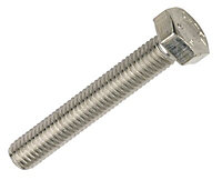 M8 Hex A2 stainless steel Set screw (L)50mm, Pack of 10
