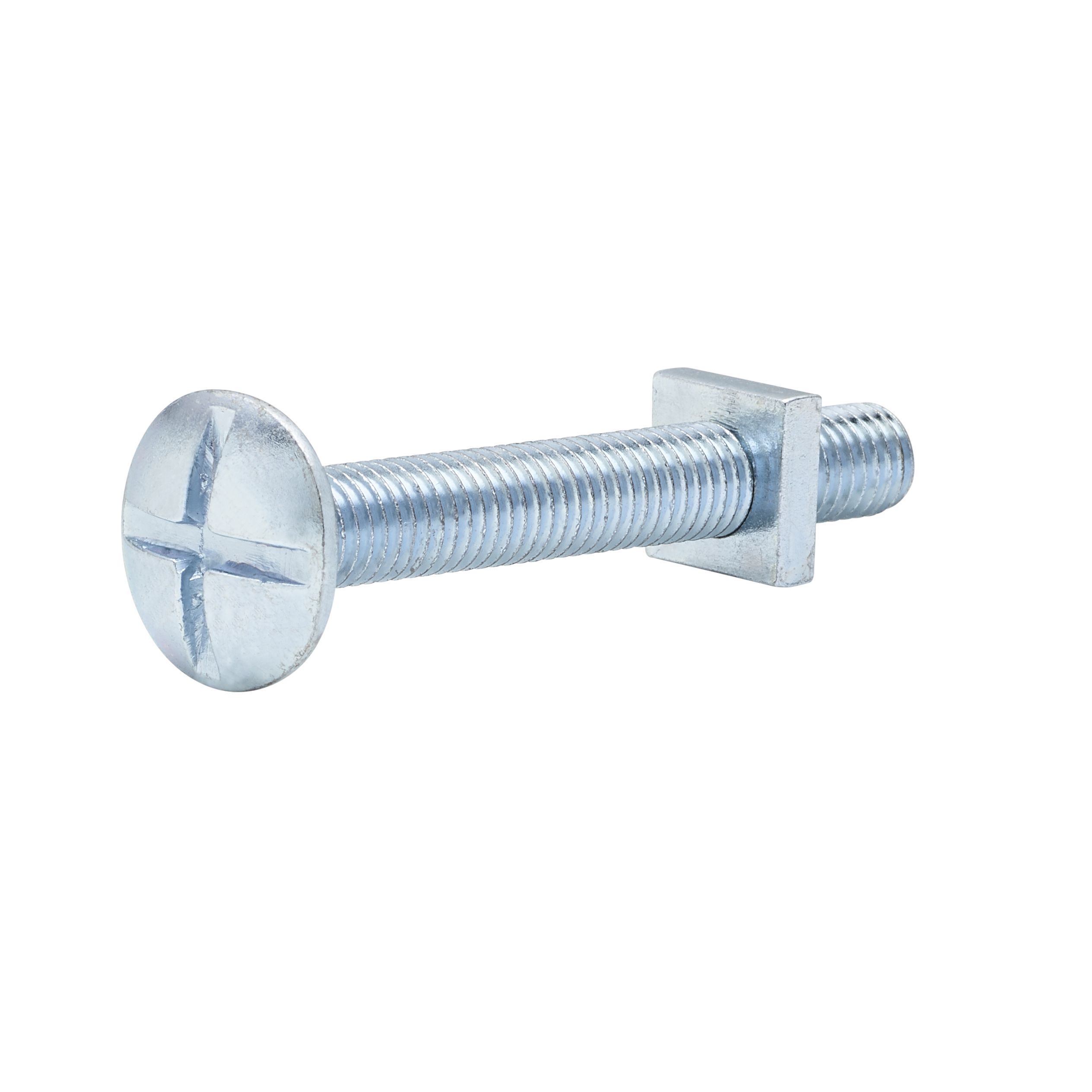 M8 Roofing bolt & nut (L)60mm, Pack of 10