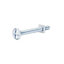 M8 Roofing bolt & nut (L)80mm, Pack of 10
