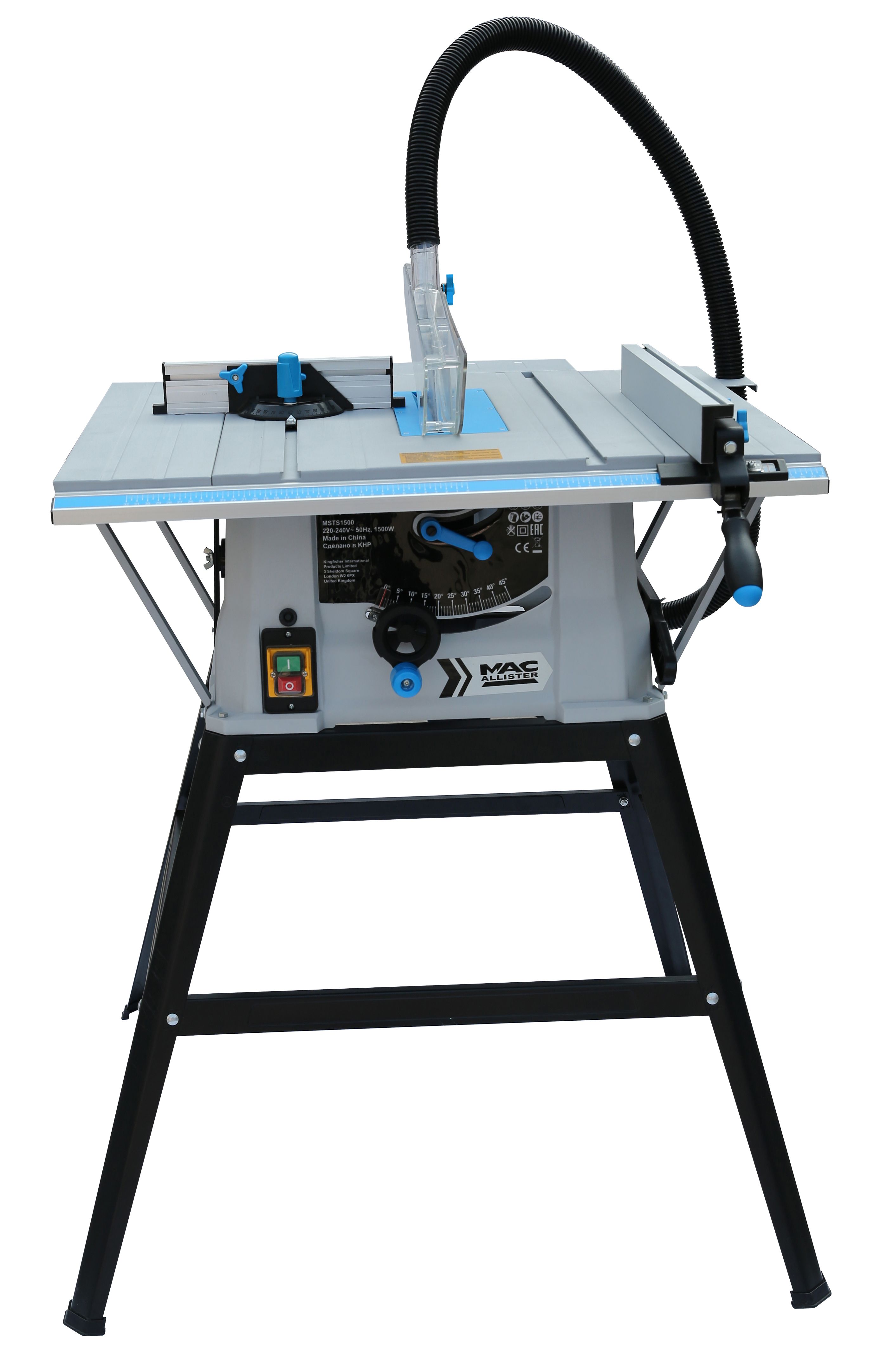 Mac Allister 1500W 220 240V 254mm Corded Table saw MSTS1500 Tradepoint