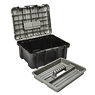 Mac Allister 16" Plastic 1 compartment Power tool case