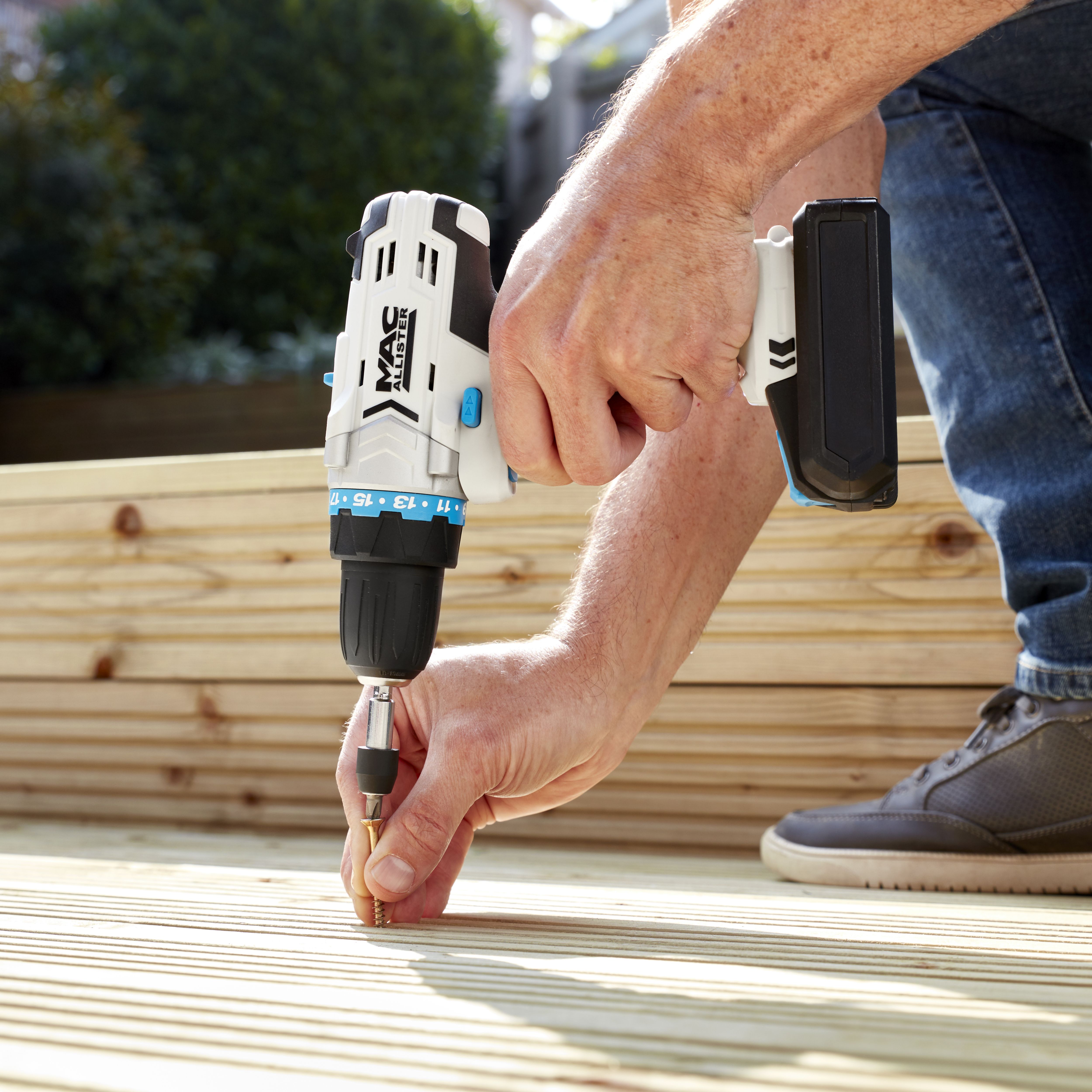 Mac Allister 18V 1 x 1.5Ah Li ion Cordless Combi drill MSCD18 Li 2