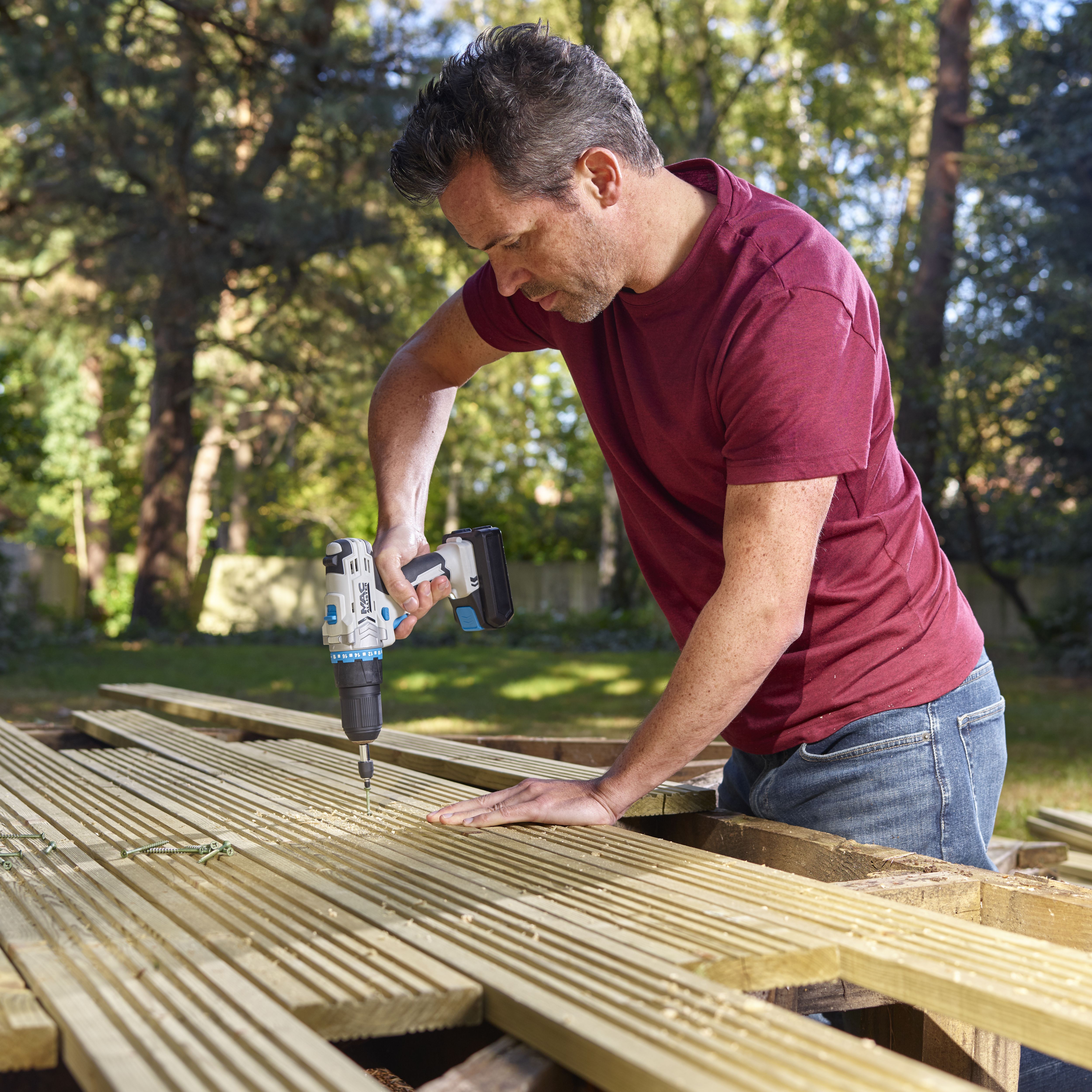 Mac allister cordless combi sale drill