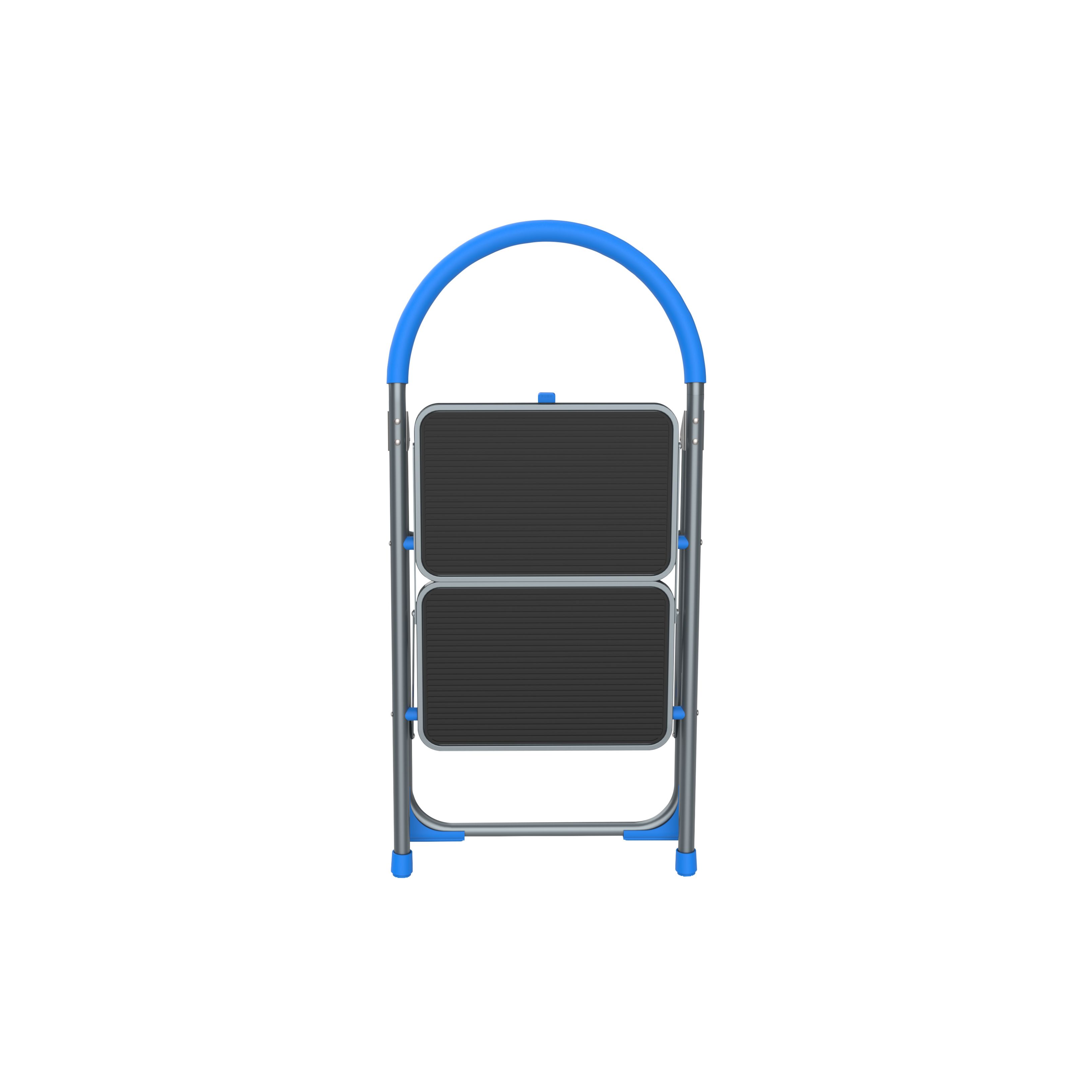 Mac Allister 2 tread Plastic & steel Foldable Step stool (H)0.88m