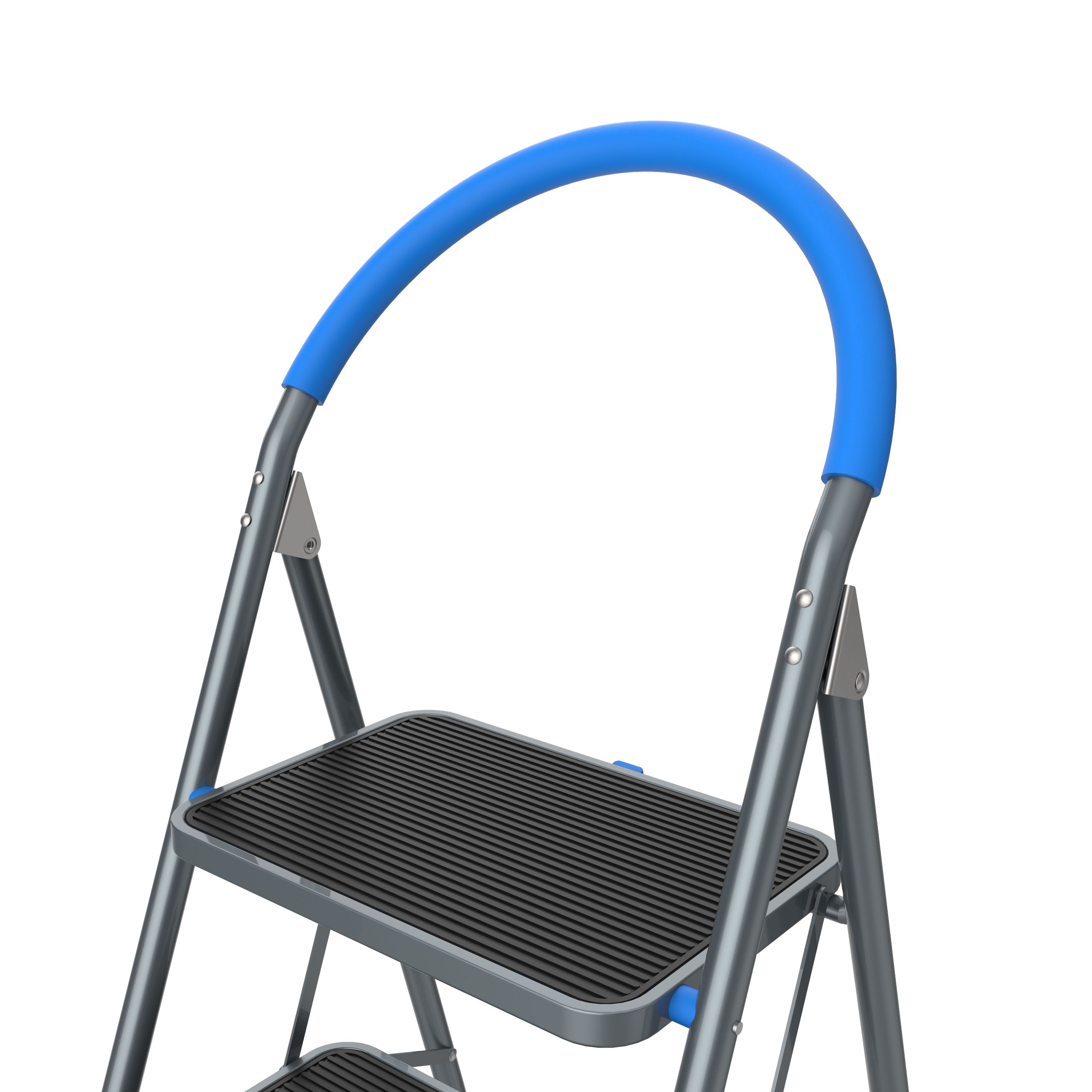 Foldable steel clearance stool
