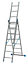 Mac Allister 3-way 3.85m Aluminium Combination Ladder