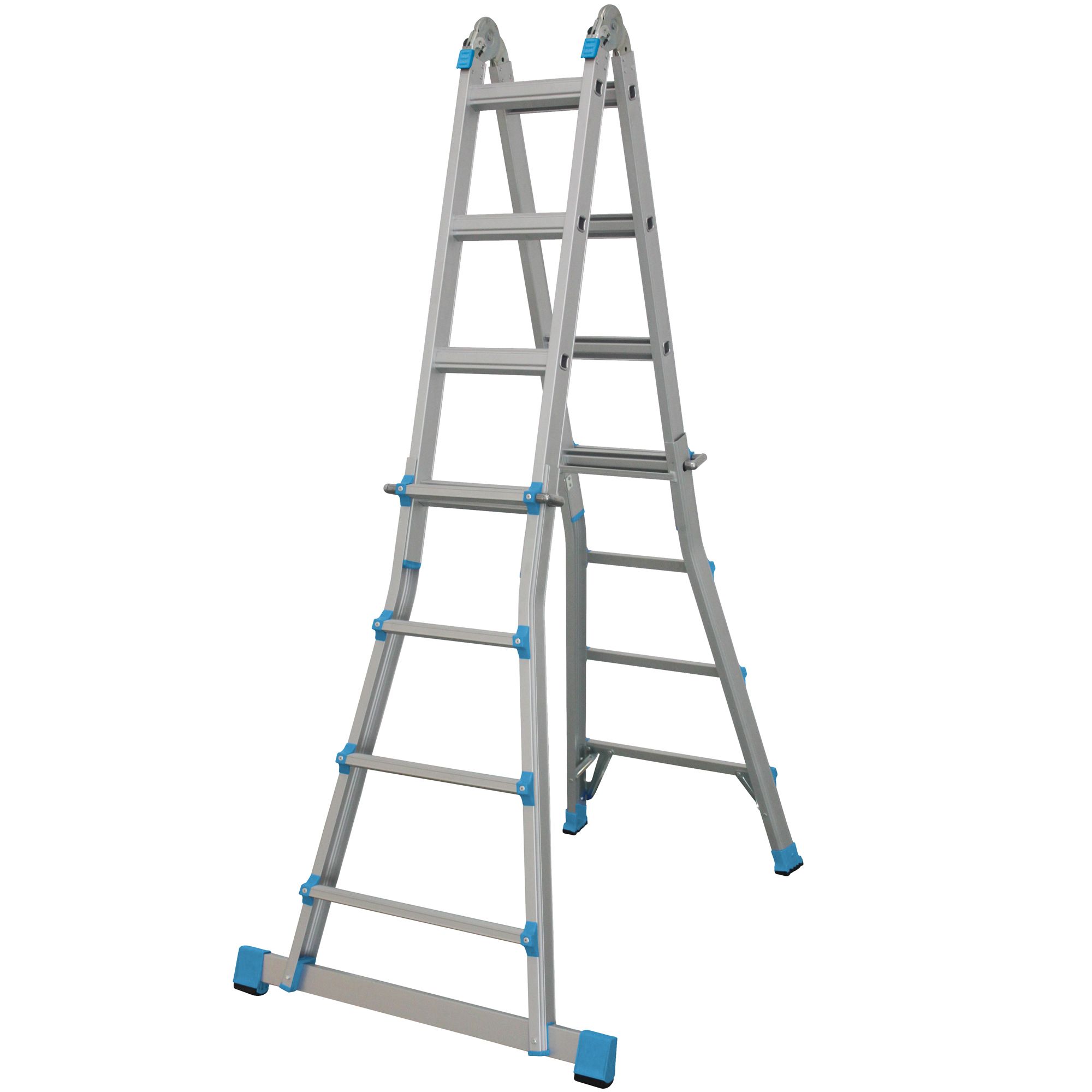 Mac Allister 8 tread Telescopic Ladder Tradepoint
