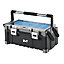 Mac Allister 570mm Plastic 11 compartment Cantilever toolbox
