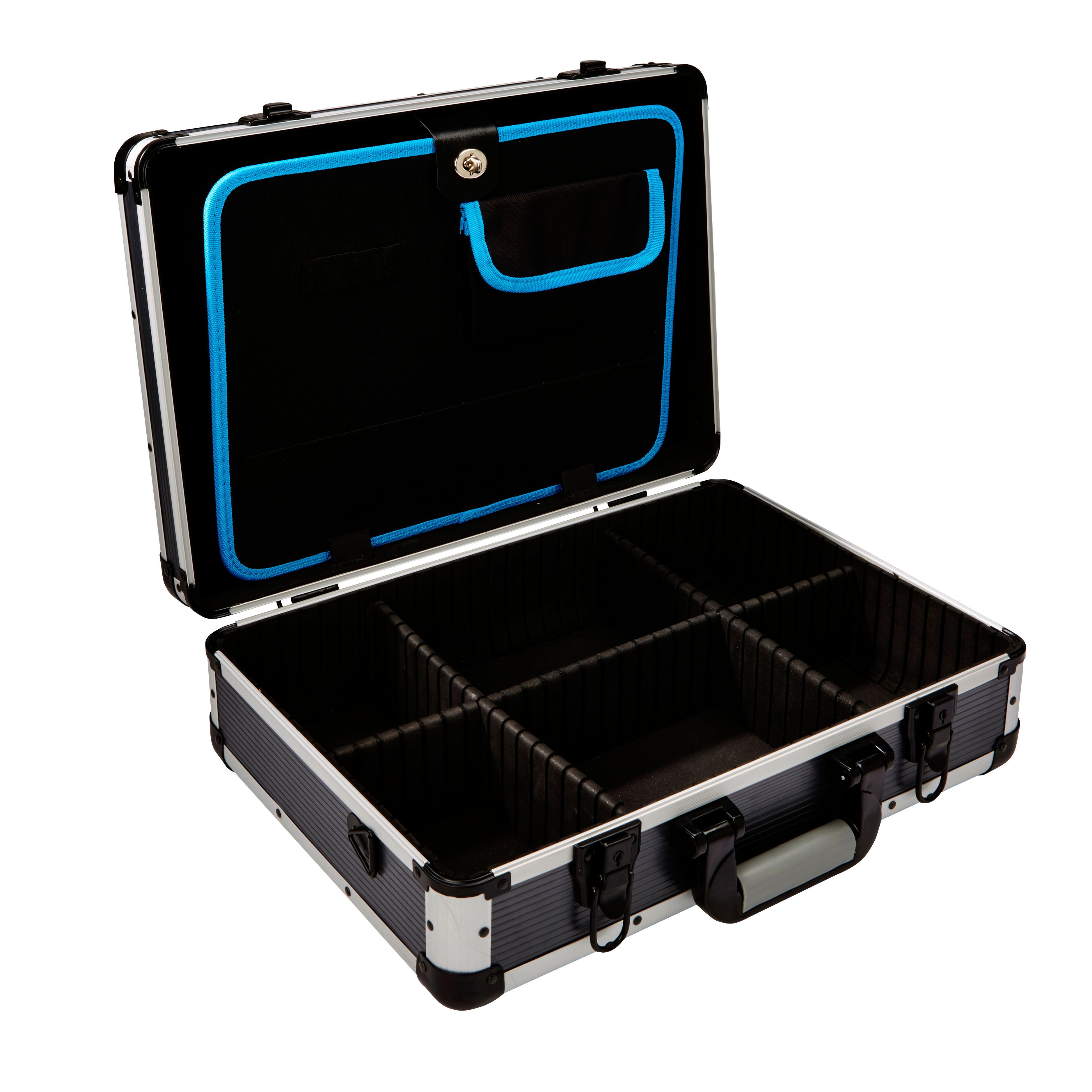Mac allister aluminium mobile storage hot sale centre