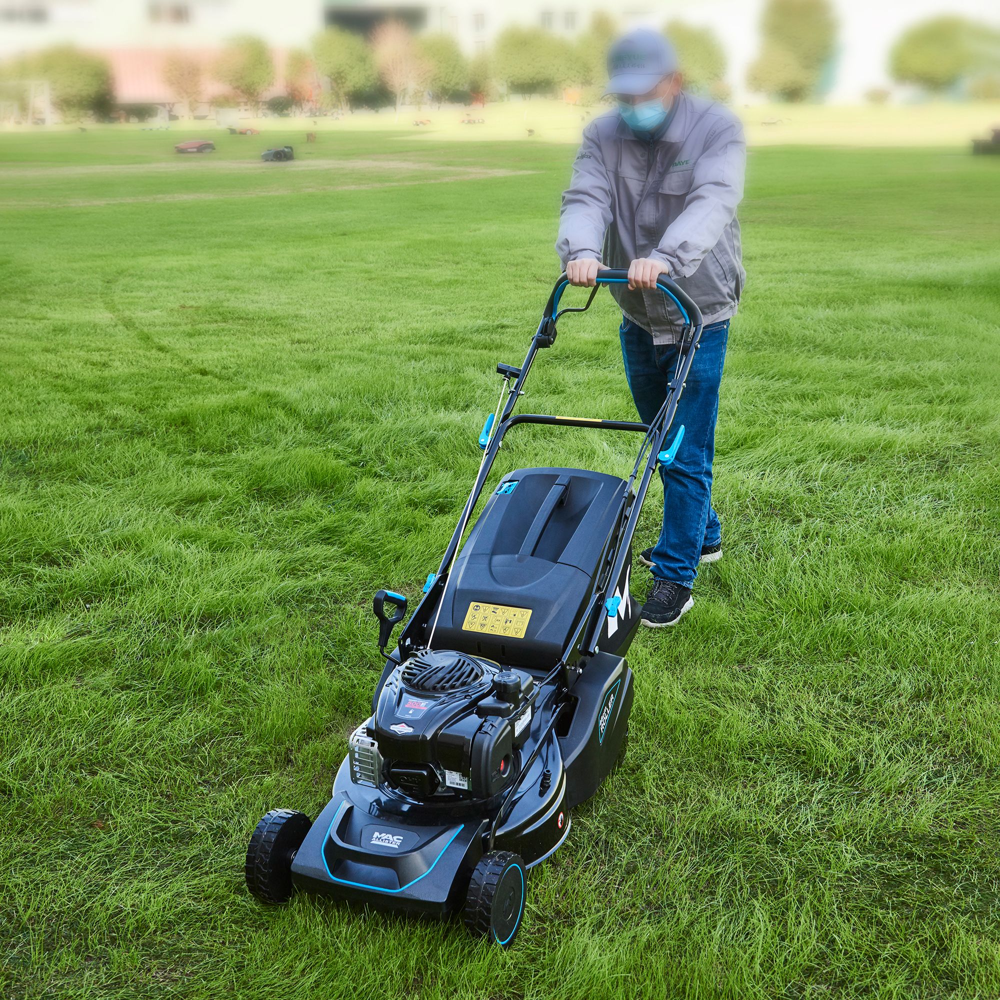Mac Allister MLMP500SP46 ROL 190cc Petrol Rotary Lawnmower Tradepoint