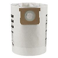Mac Allister MVAC003 16L Vacuum filter bag, Pack of 5