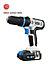 Mac Allister Solo 18V 1 x 2 Li-ion Brushed Cordless Combi drill MCD18-Li-2