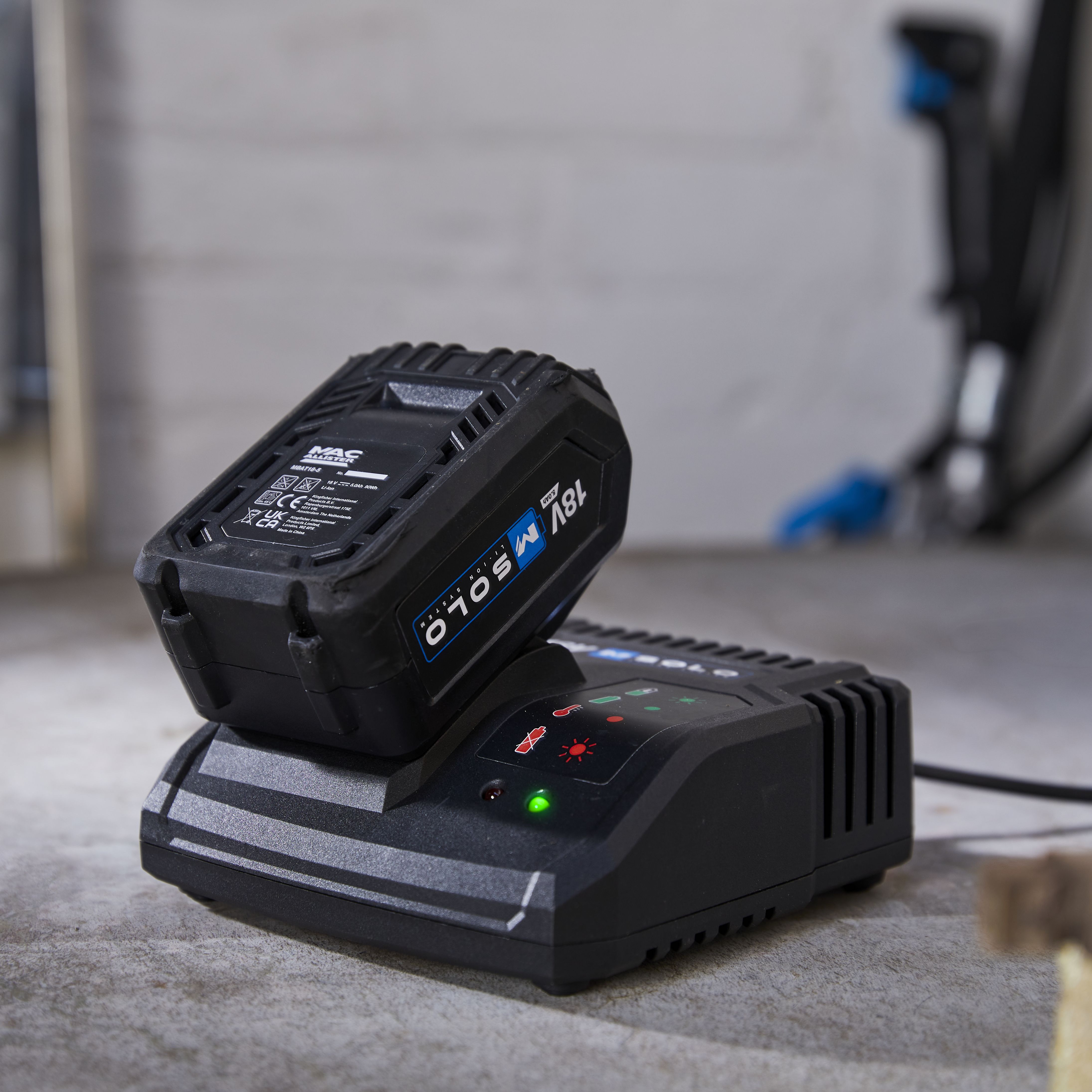 Mac allister mht18 battery charger sales
