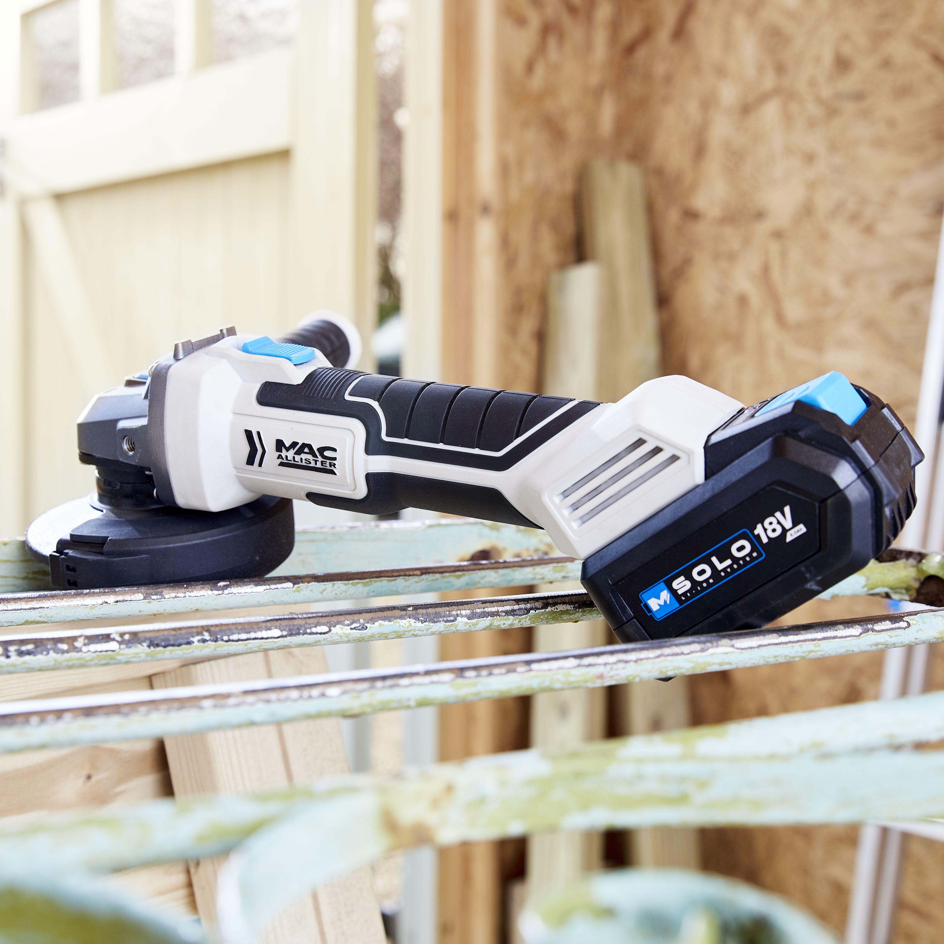 Mac Allister Solo 18V 115mm Cordless Angle grinder MAG18 Li Bare unit Tradepoint