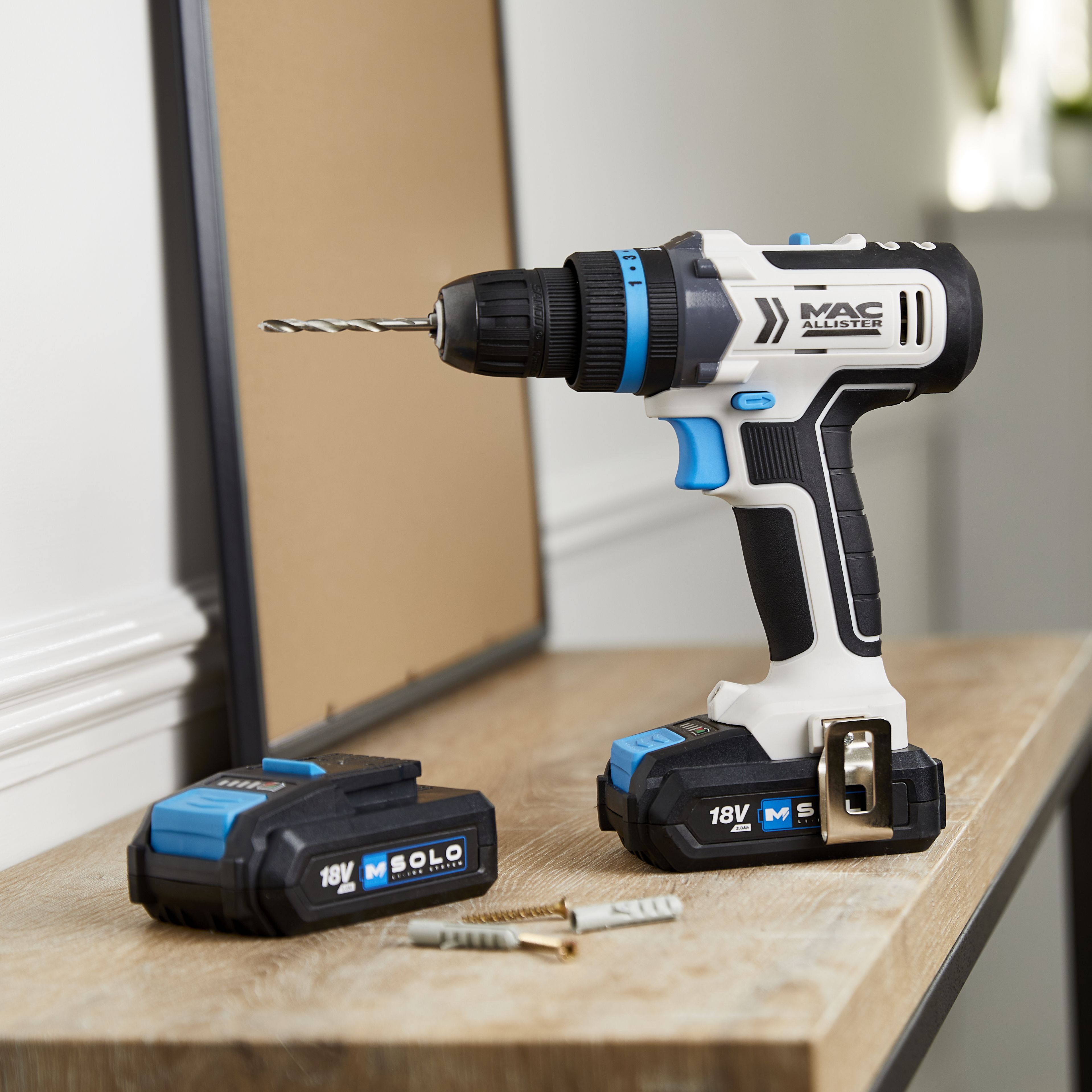 Mac Allister Solo 18V 2 x 2 Li-ion Cordless Drill driver MDD18-Li-2